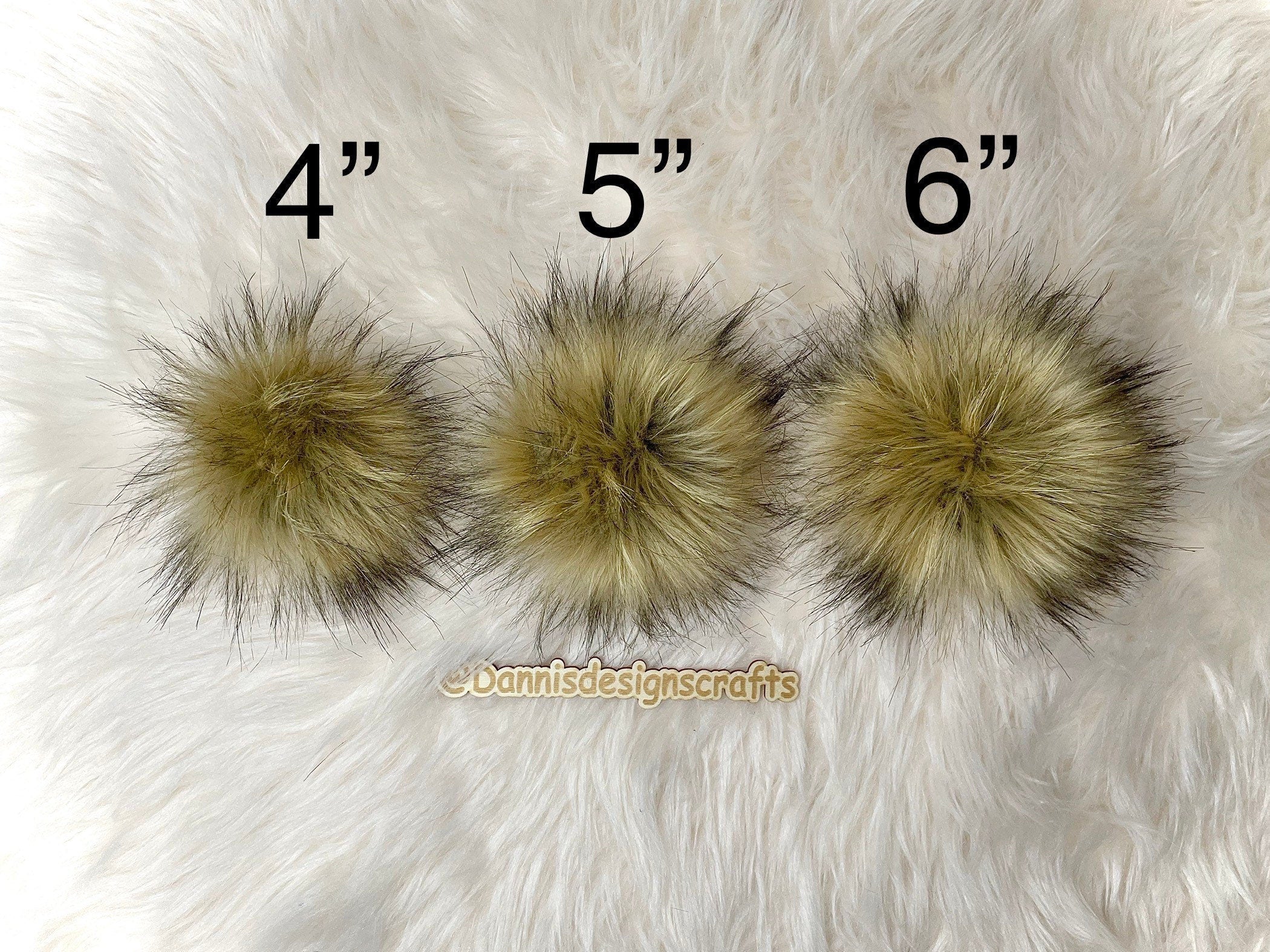Faux fur Pom Pom
