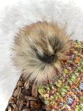 Canadian fox Faux fur Pom Pom