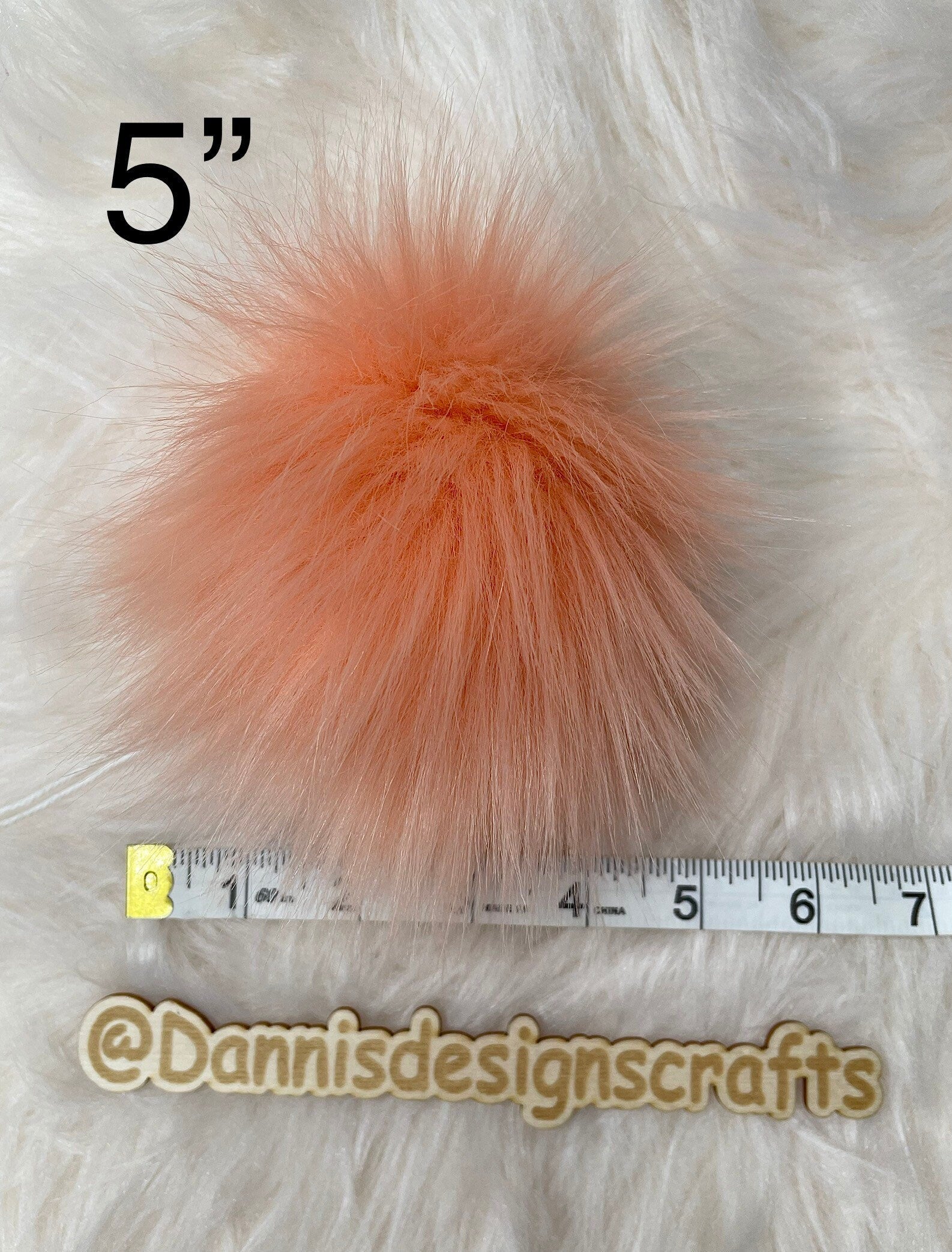 Mango faux fur pom pom