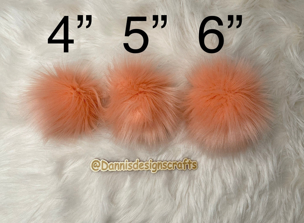 Mango faux fur pom pom