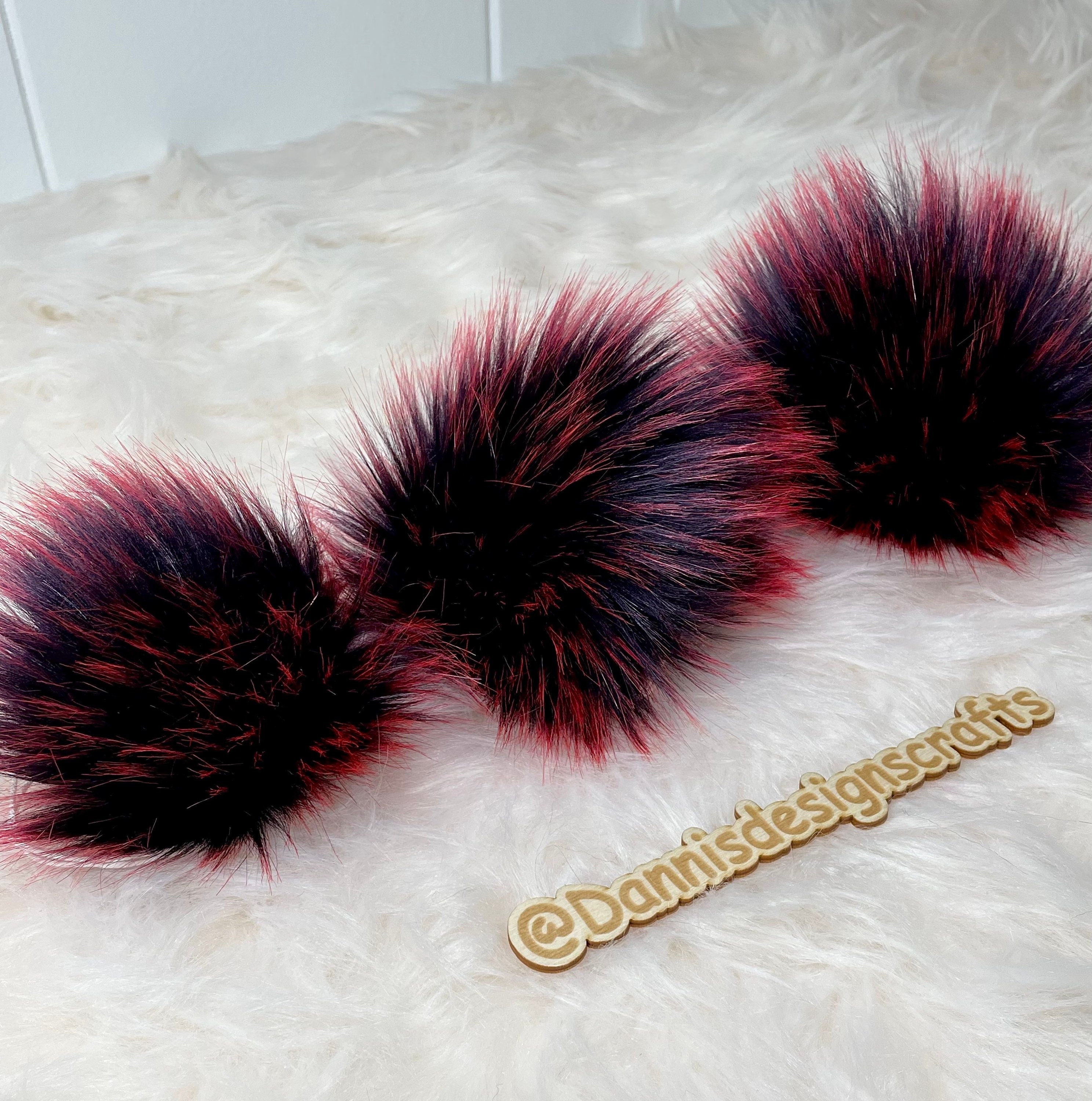 Candy spikes faux fur Pom Pom