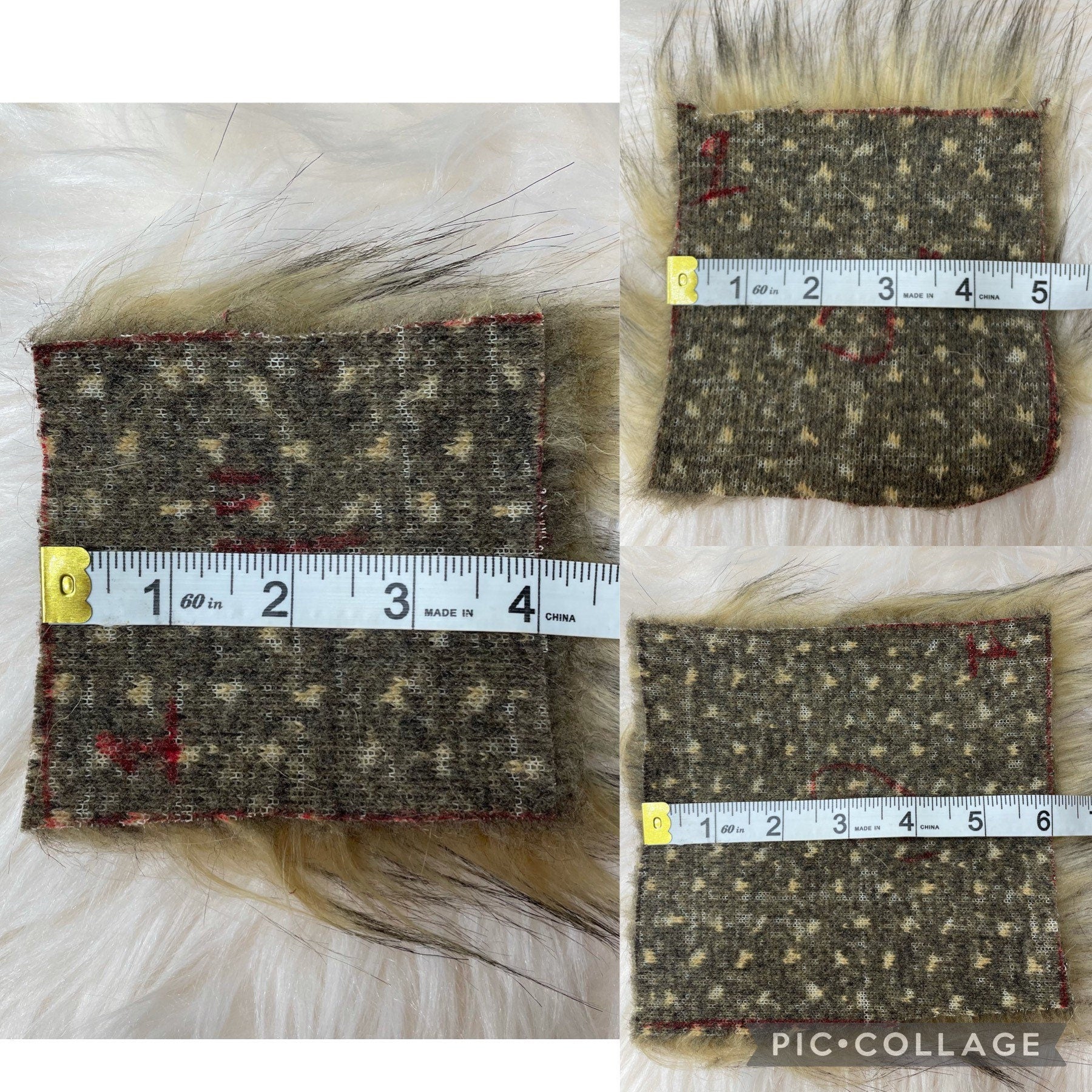 Amber husky Faux fur Pom Pom