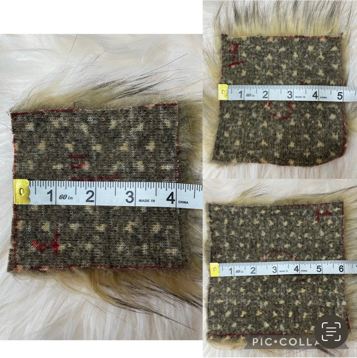 Mustard Faux fur Pom Pom