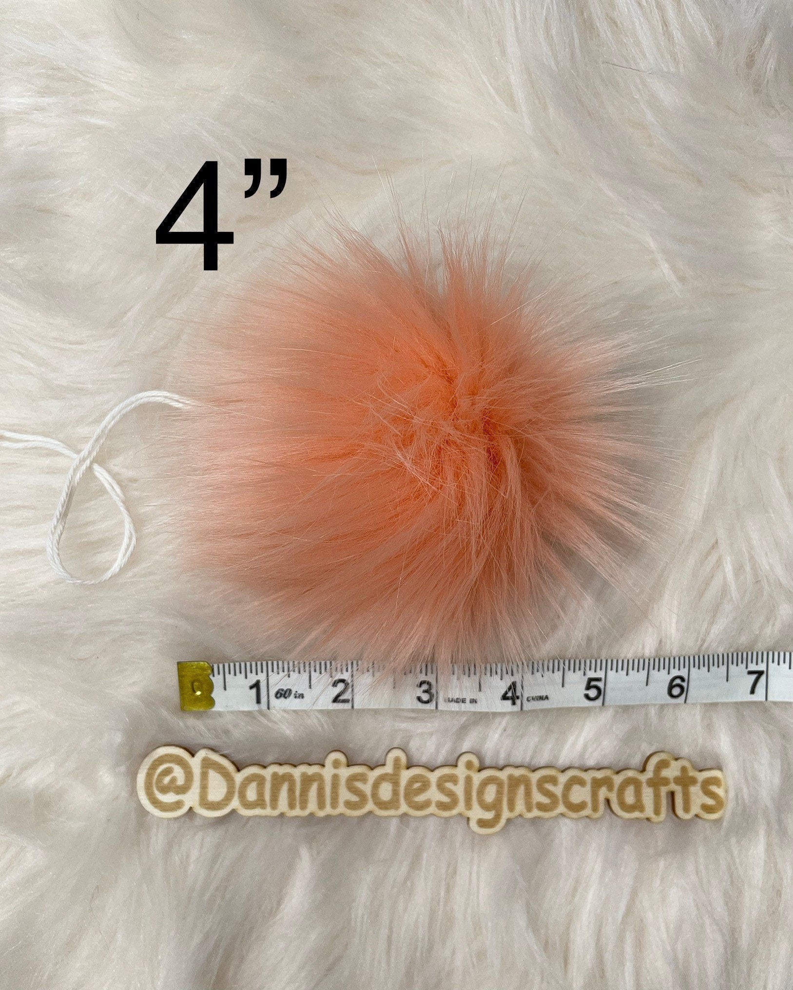 Mango faux fur pom pom