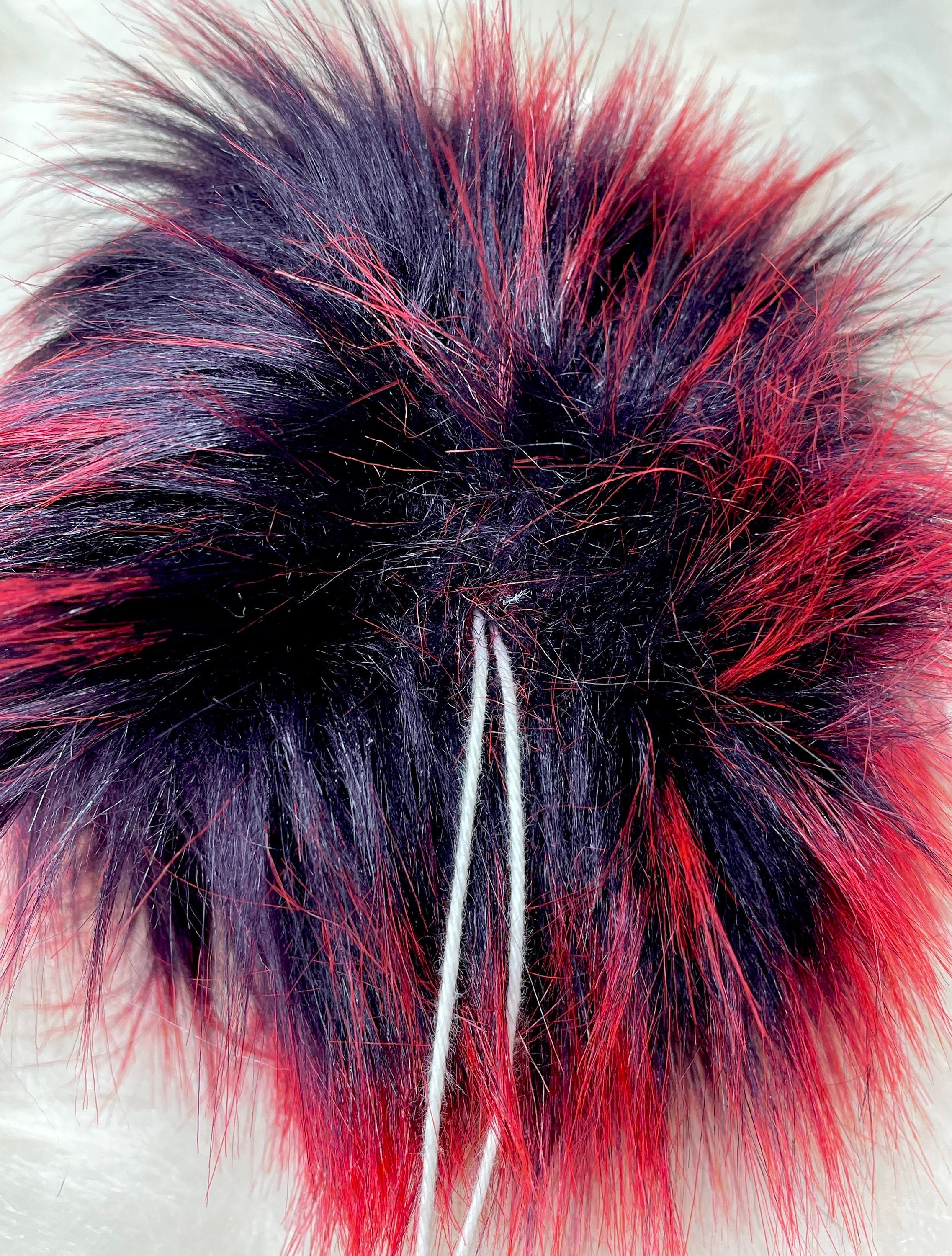 Candy spikes faux fur Pom Pom