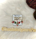 Christmas stitch markers