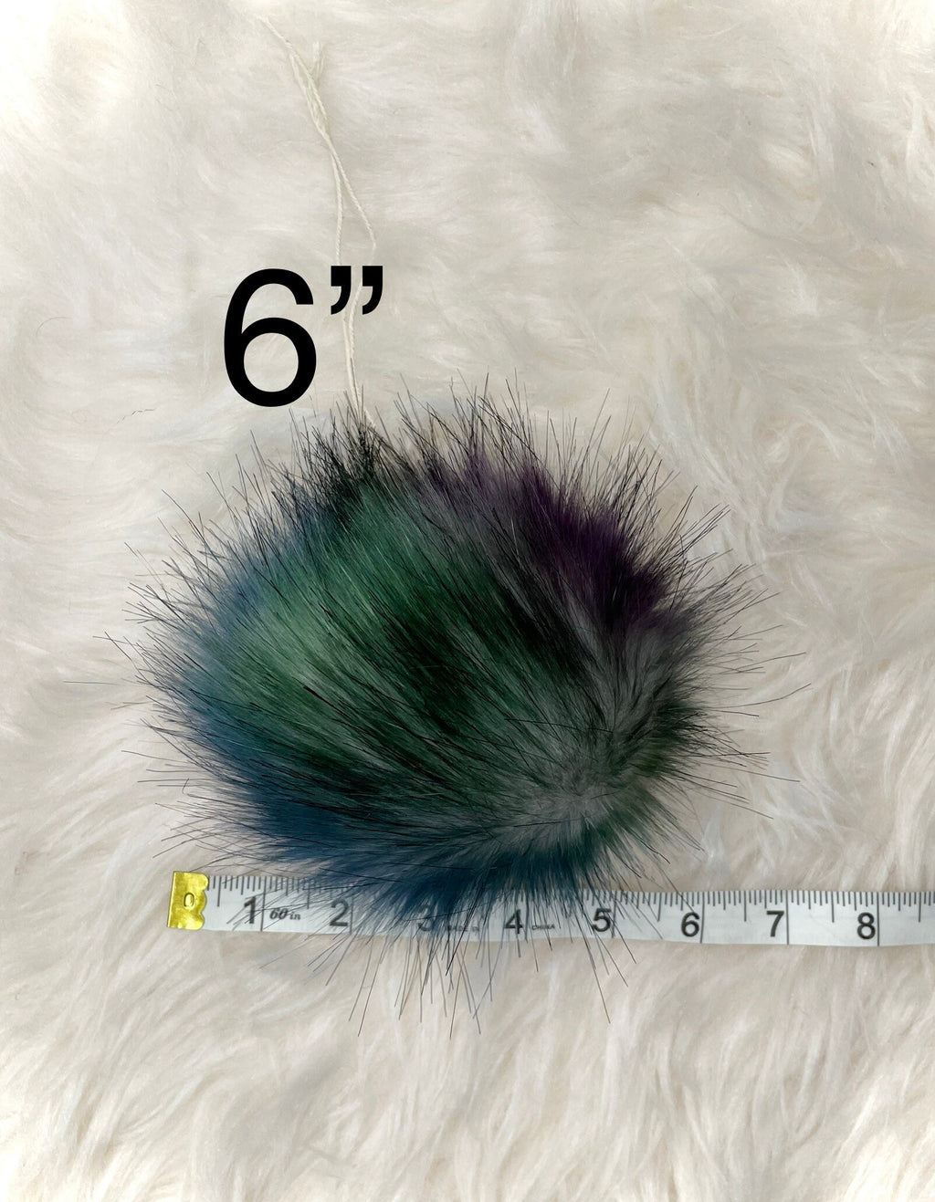Midnight Galaxy Faux fur Pom Pom