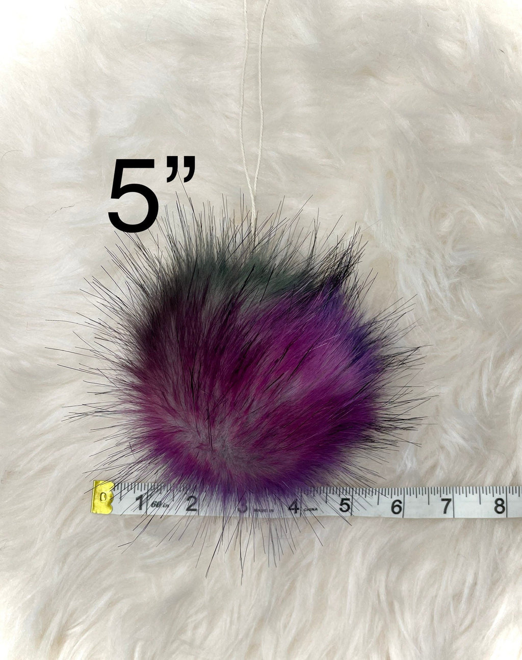 Midnight Galaxy Faux fur Pom Pom