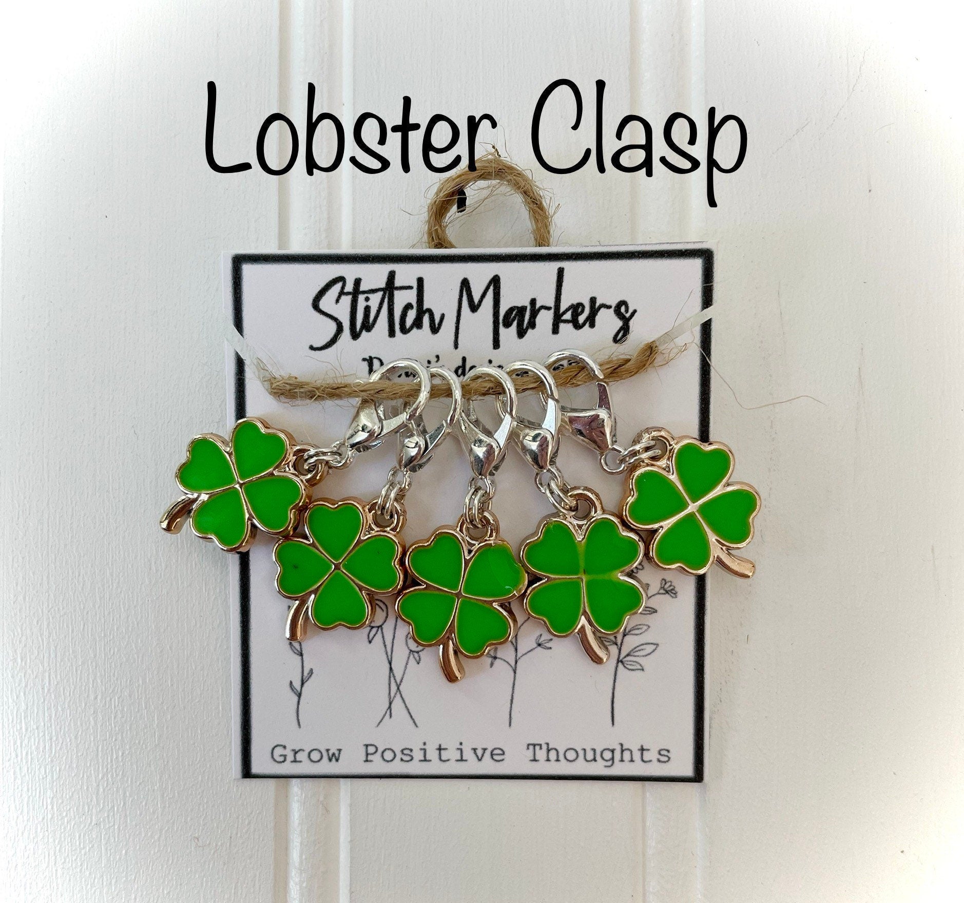 St. Patrick’s day themed Stitch markers