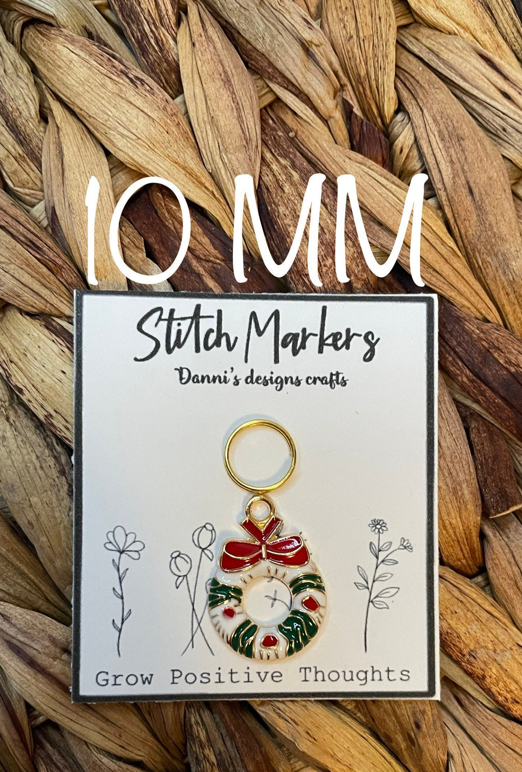 Christmas stitch markers