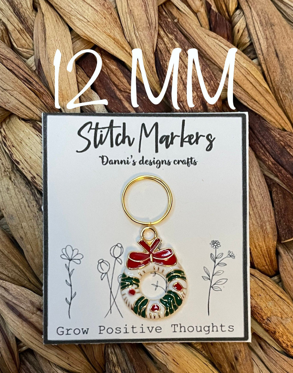 Christmas stitch markers