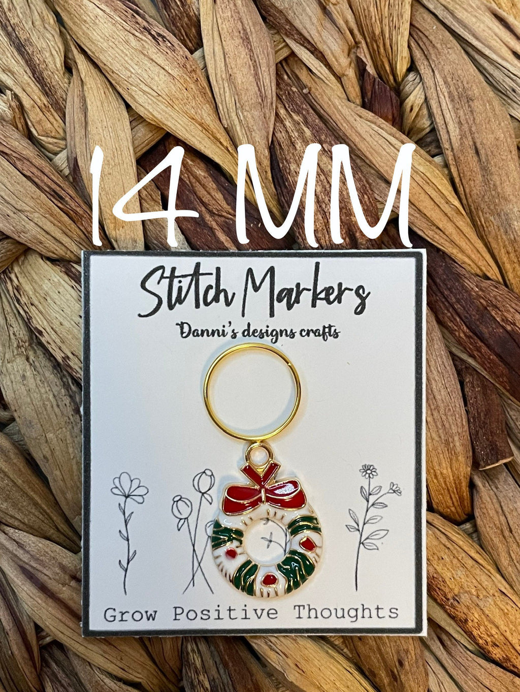 Christmas stitch markers