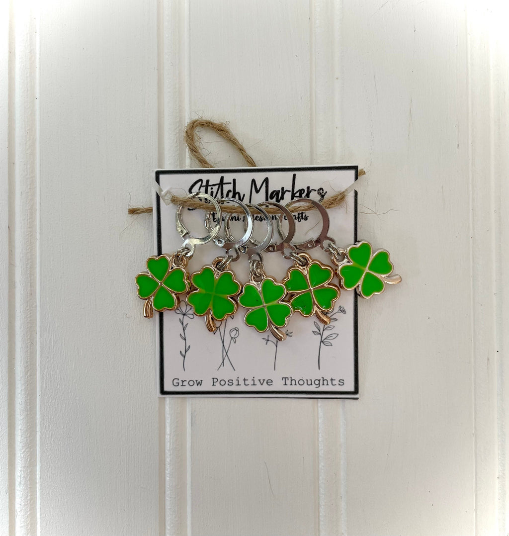 St. Patrick’s day themed Stitch markers