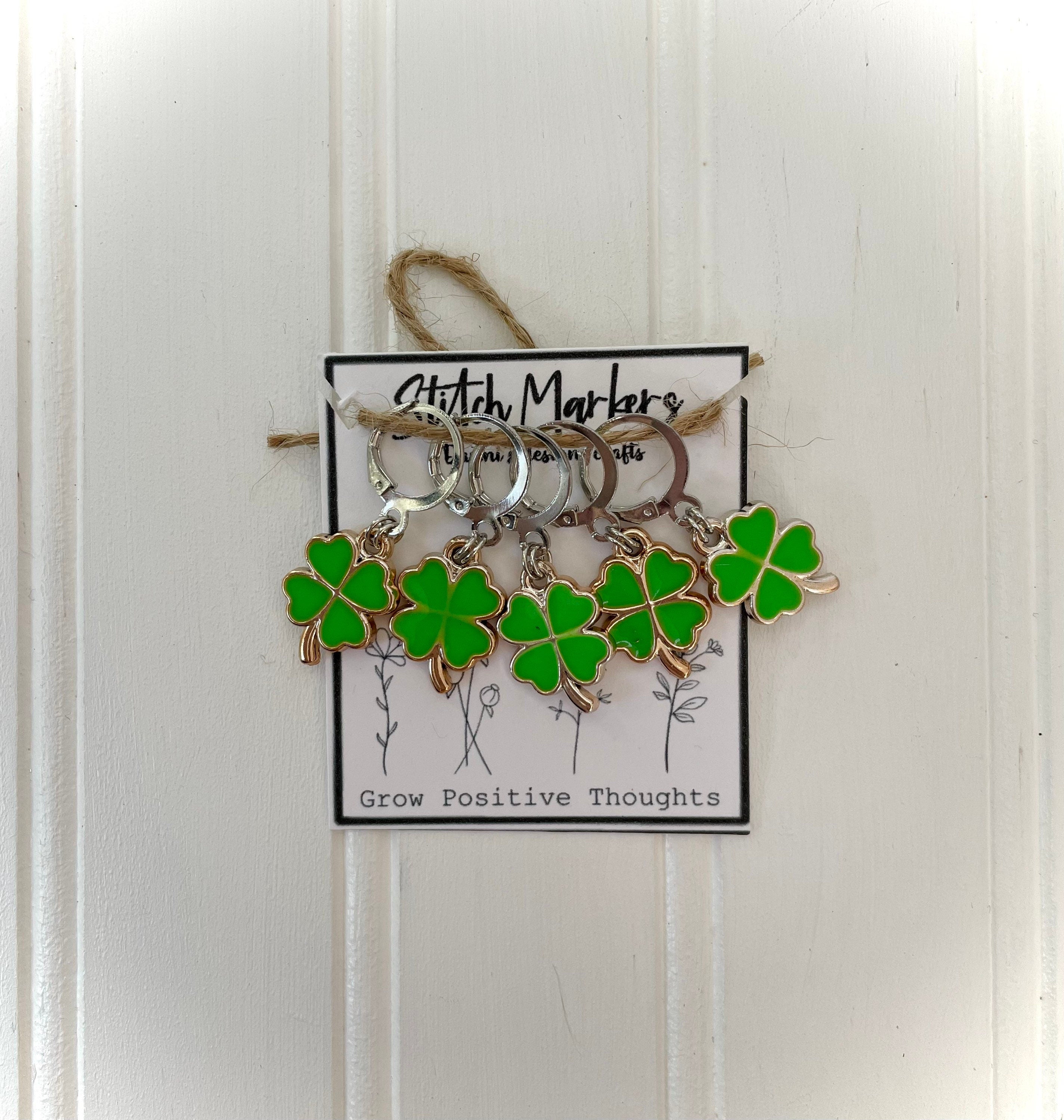 St. Patrick’s day themed Stitch markers