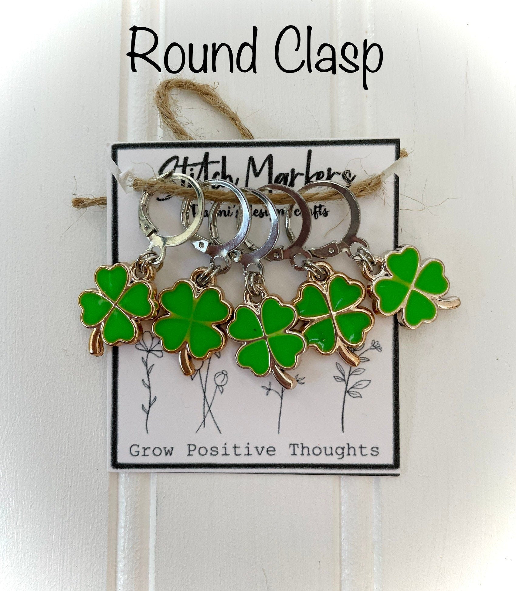 St. Patrick’s day themed Stitch markers