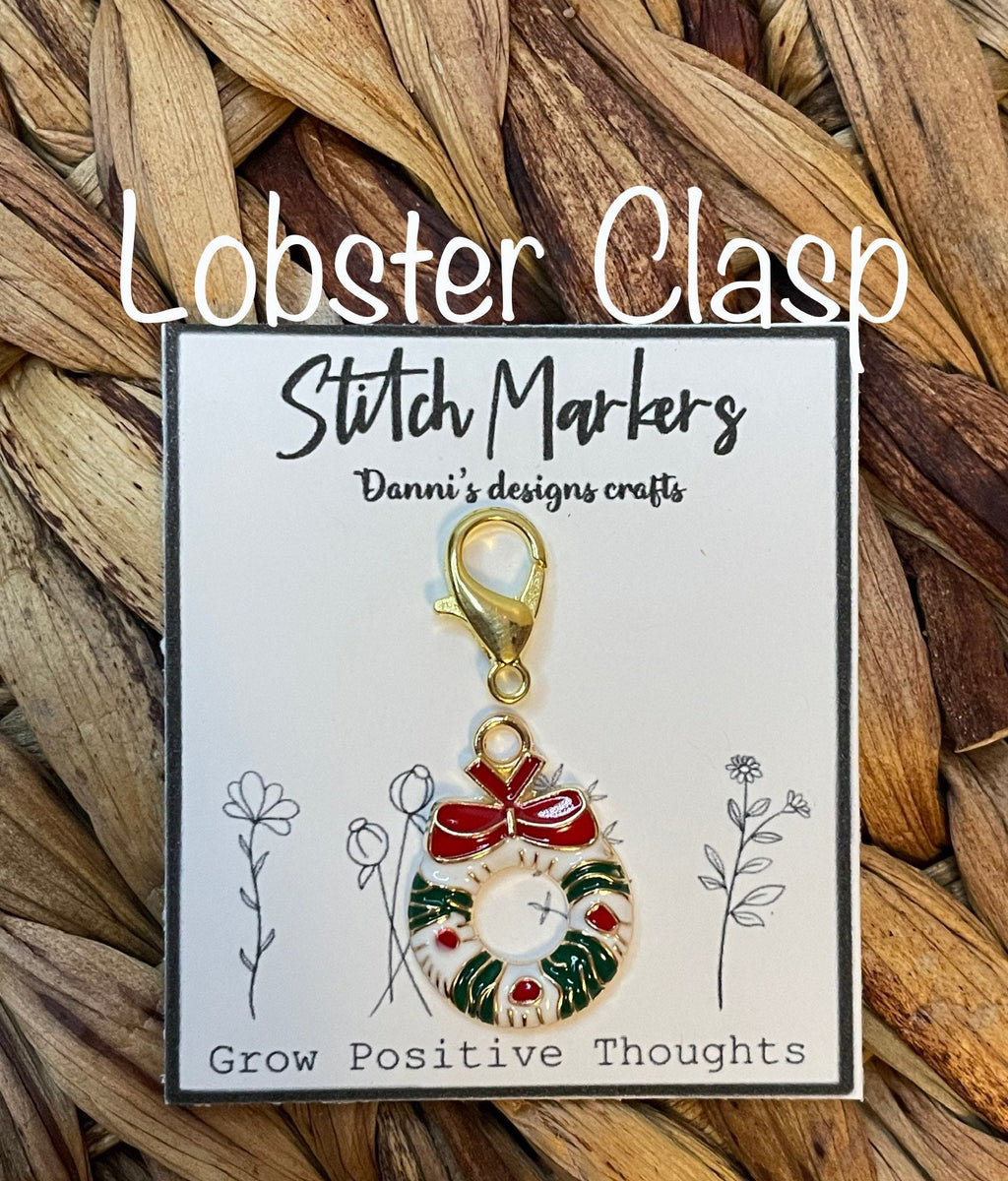 Christmas stitch markers
