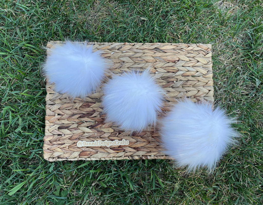 Snickerdoodle Luxe faux fur Pom Poms