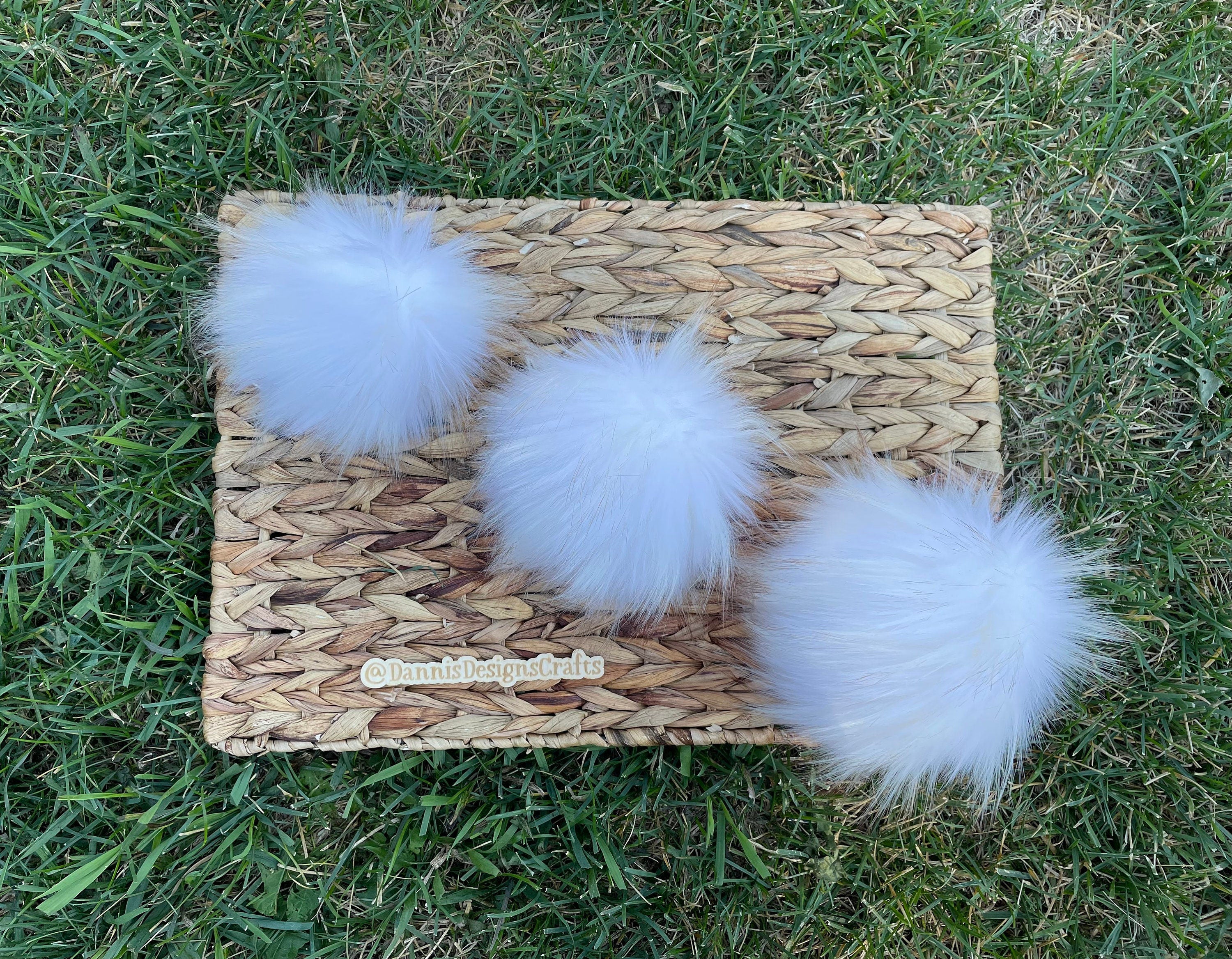 Snickerdoodle Luxe faux fur Pom Poms