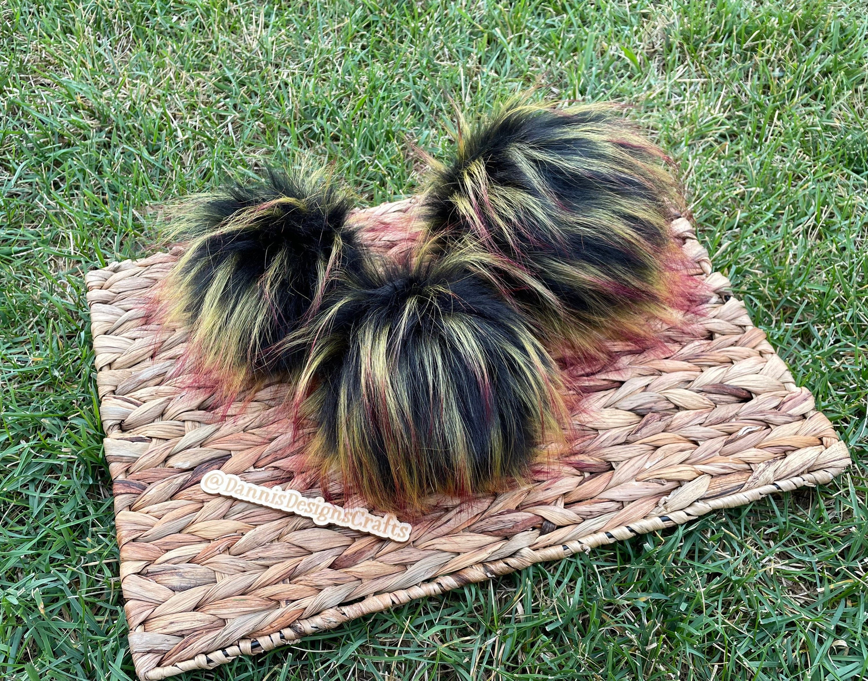 Wildflower luxe faux fur Pom Poms
