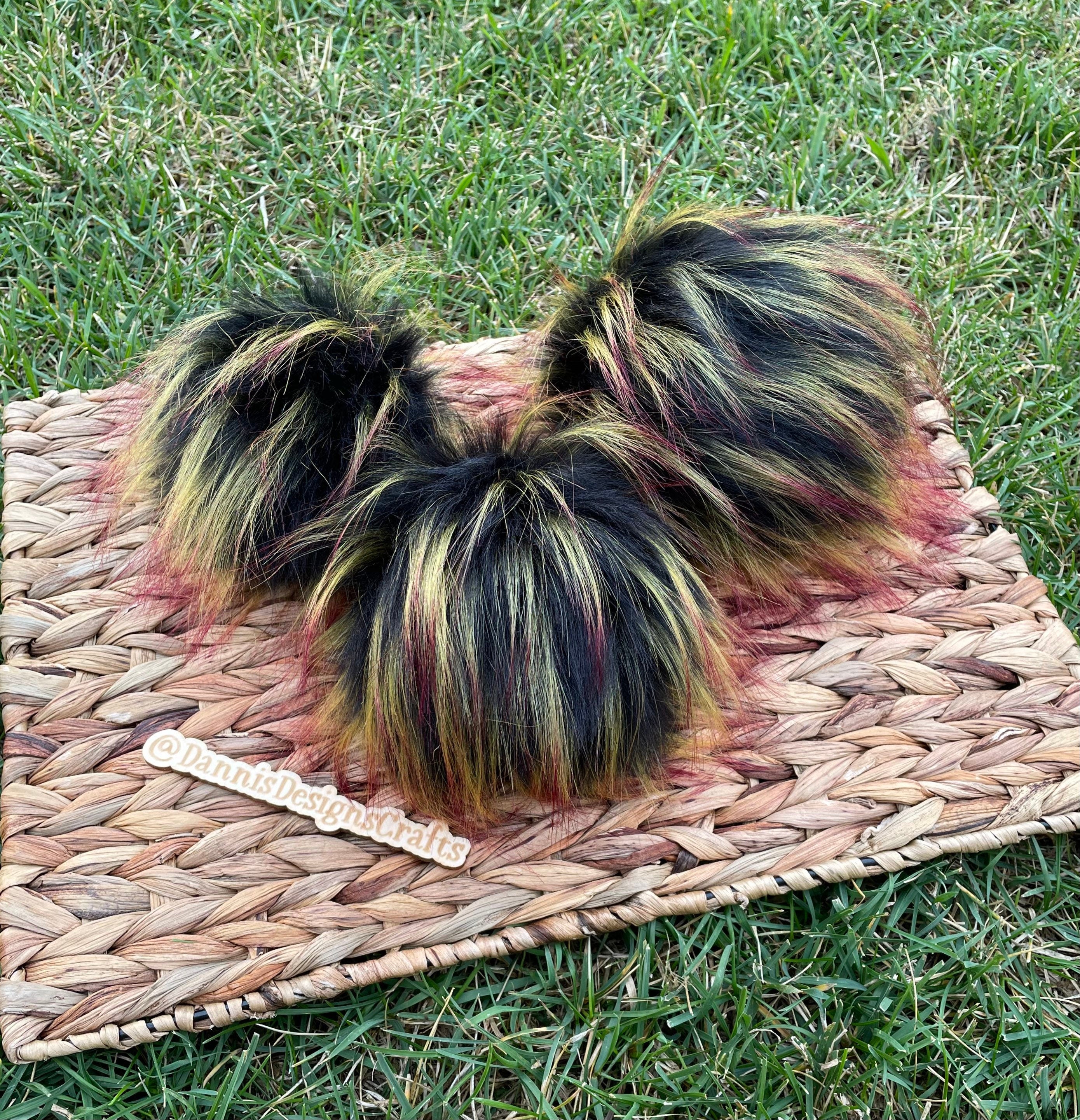Wildflower luxe faux fur Pom Poms