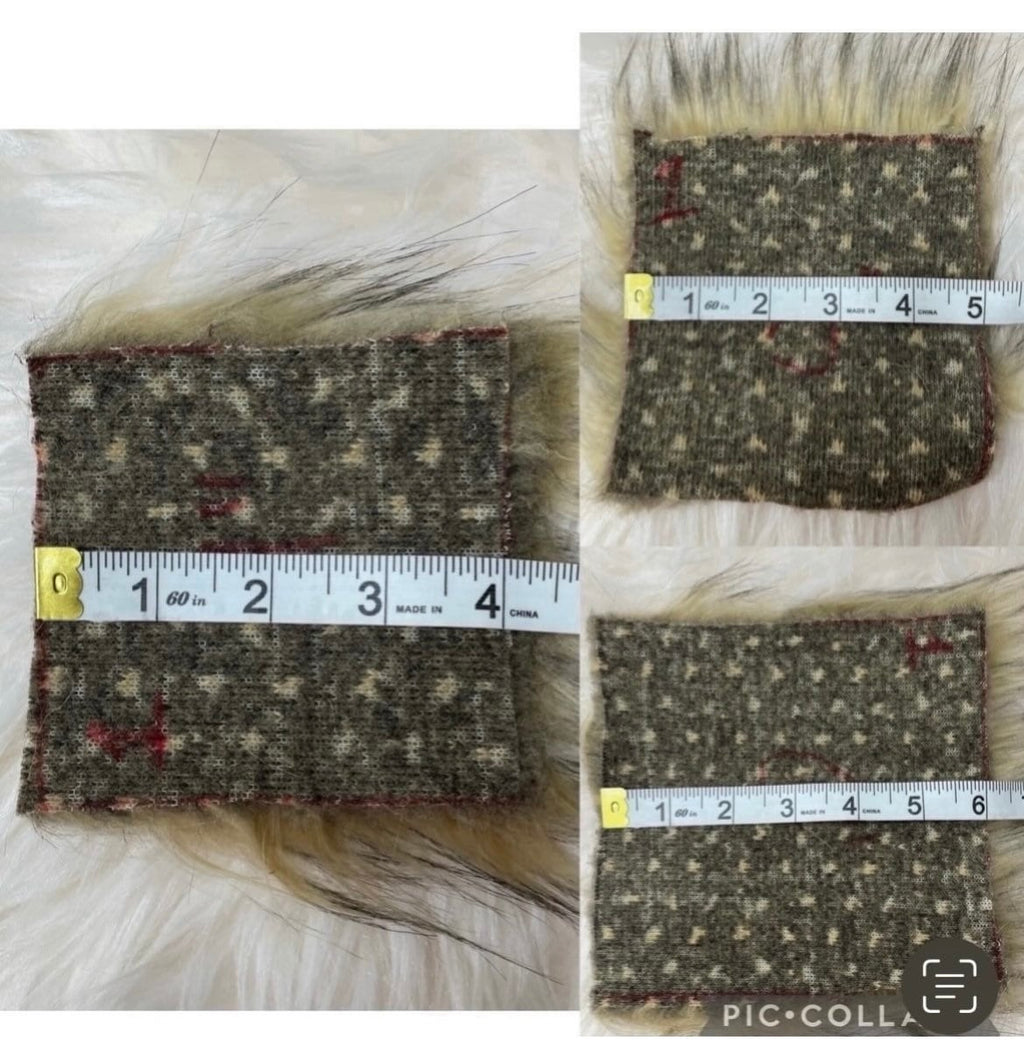 Sterling Luxe faux fur Pom Poms