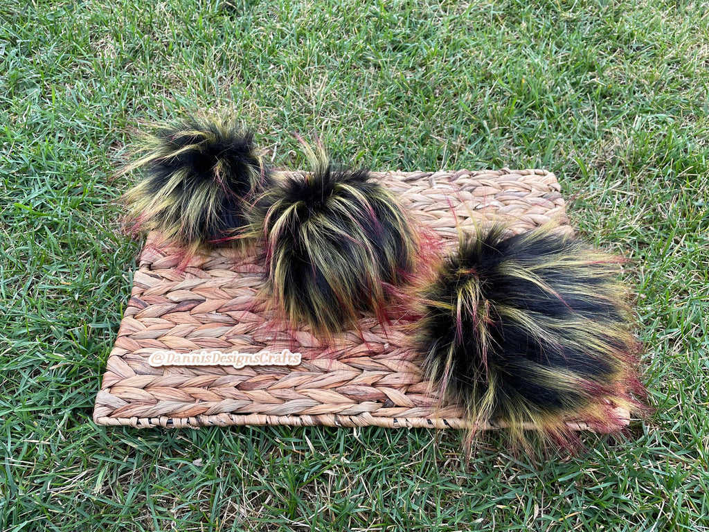 Wildflower luxe faux fur Pom Poms