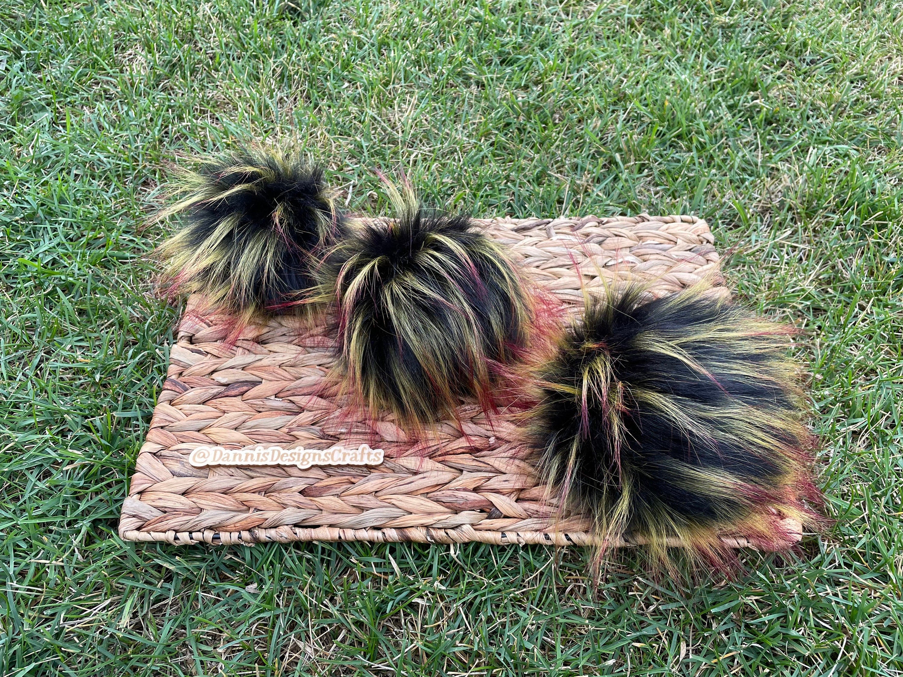 Wildflower luxe faux fur Pom Poms