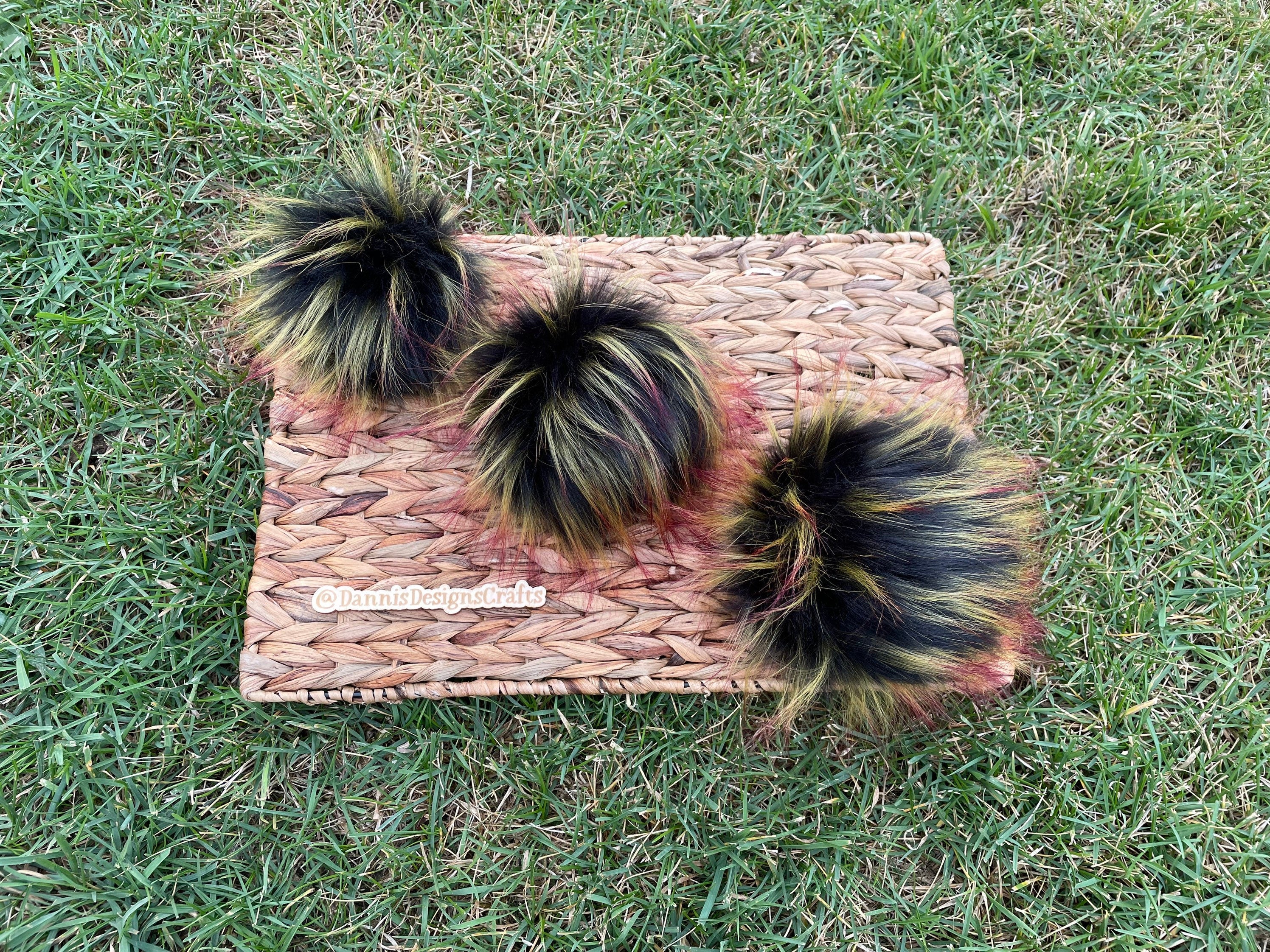 Wildflower luxe faux fur Pom Poms