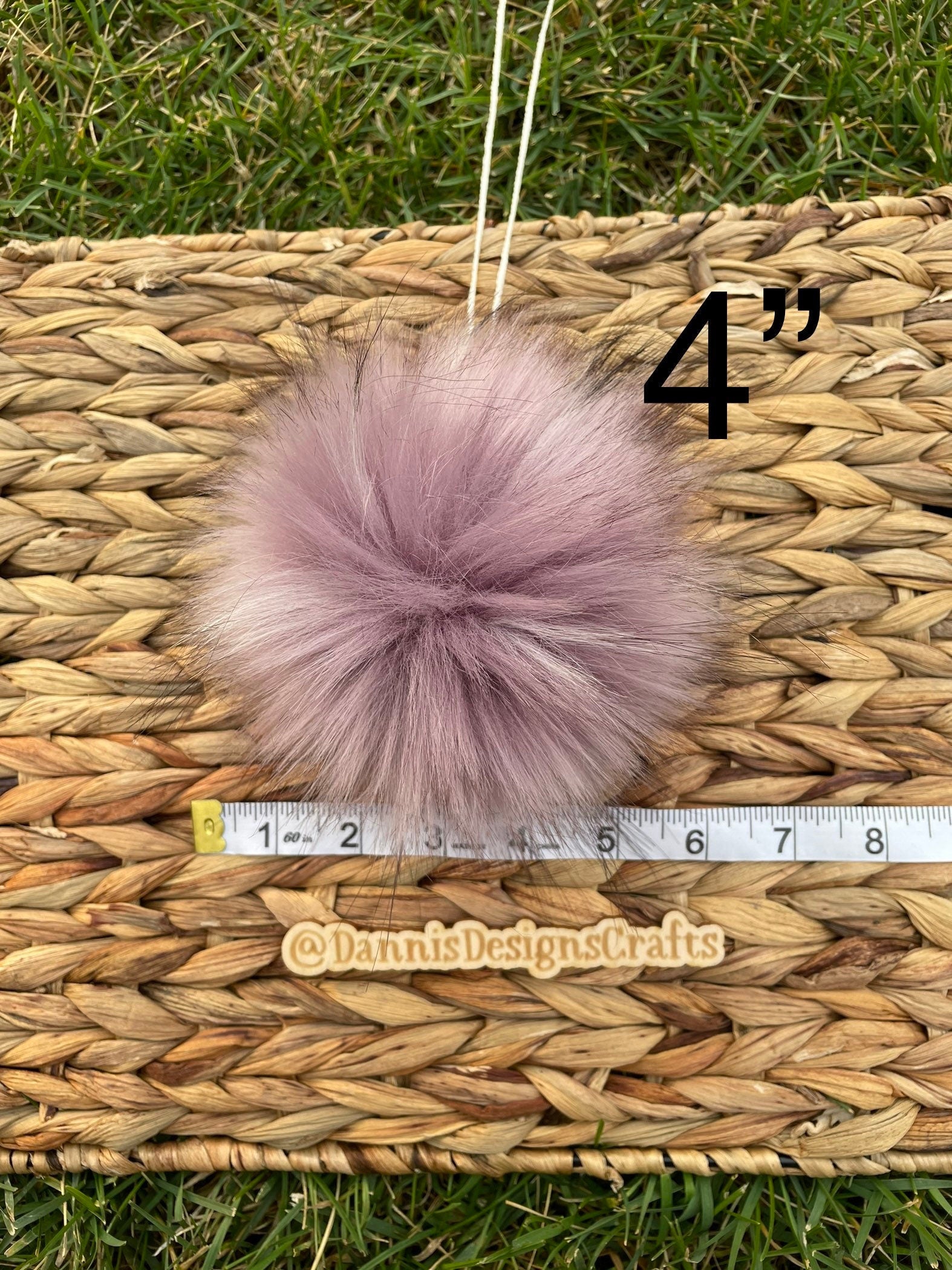 Pansy luxe faux fur Pom Pom