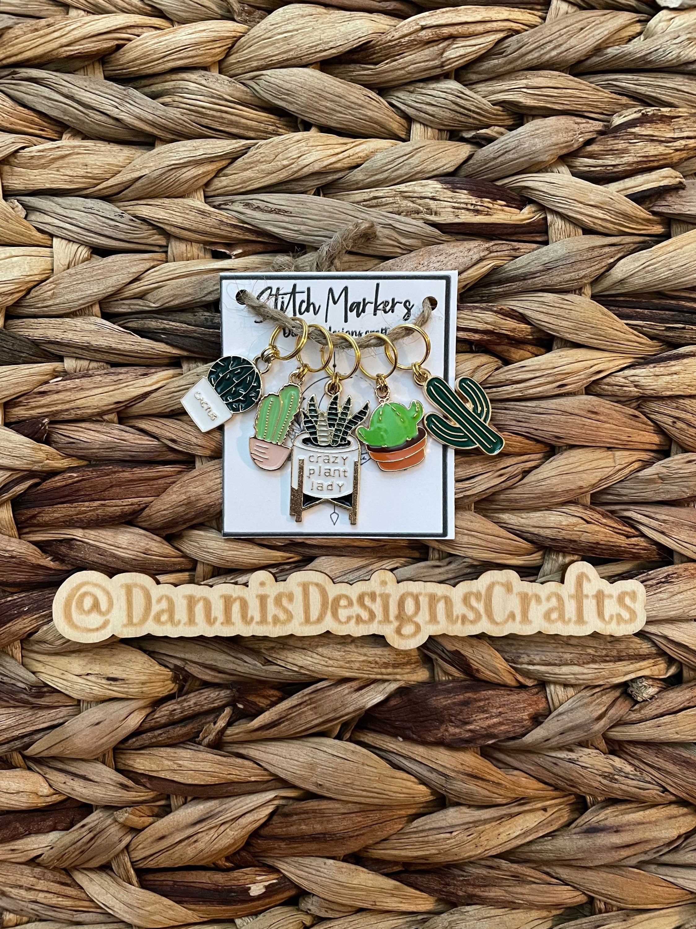 Plant stitch markers