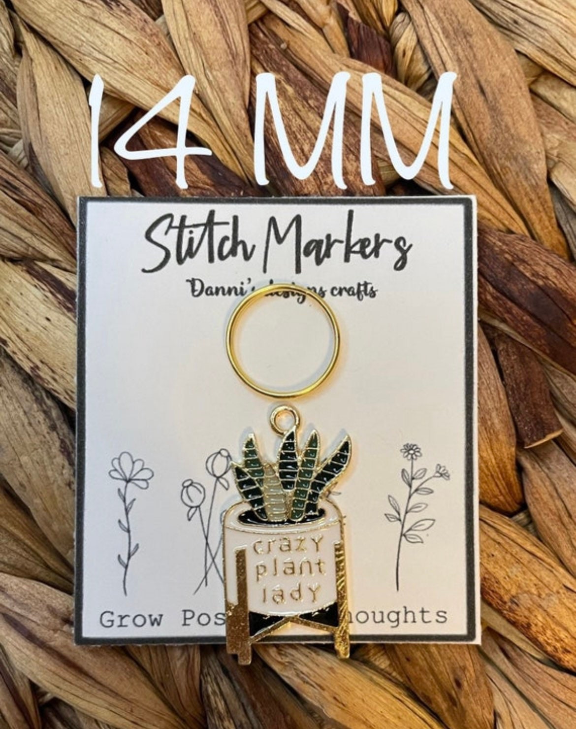 Plant stitch markers