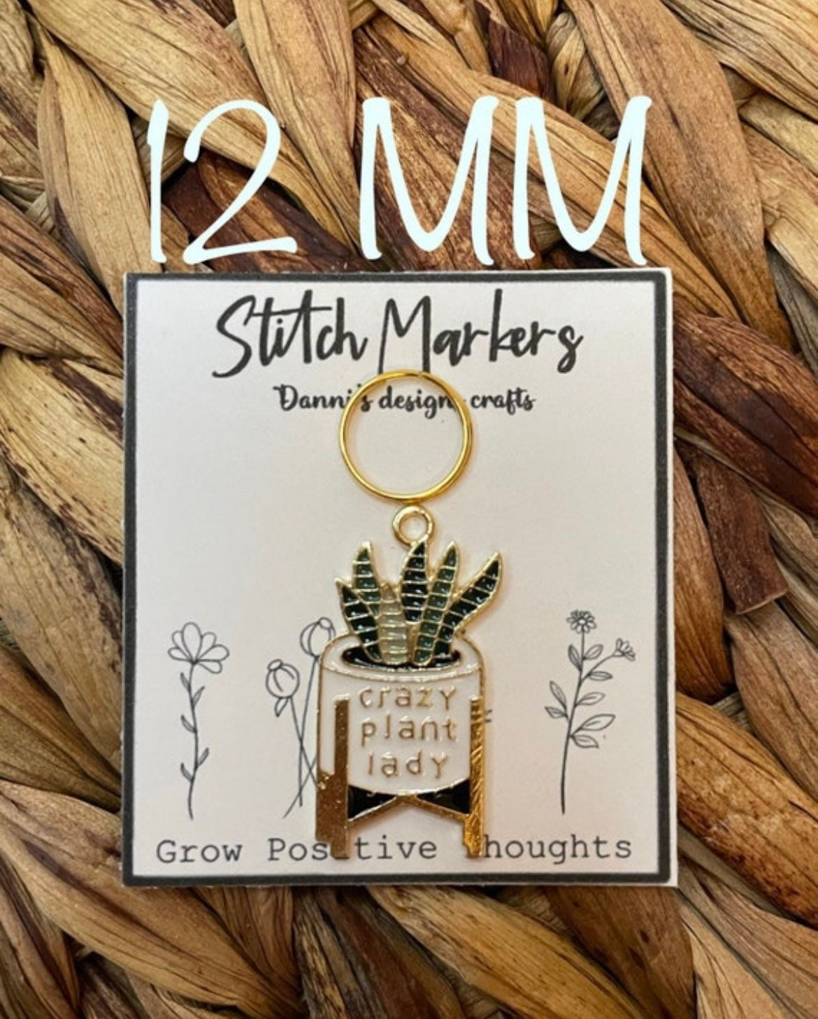 Plant stitch markers