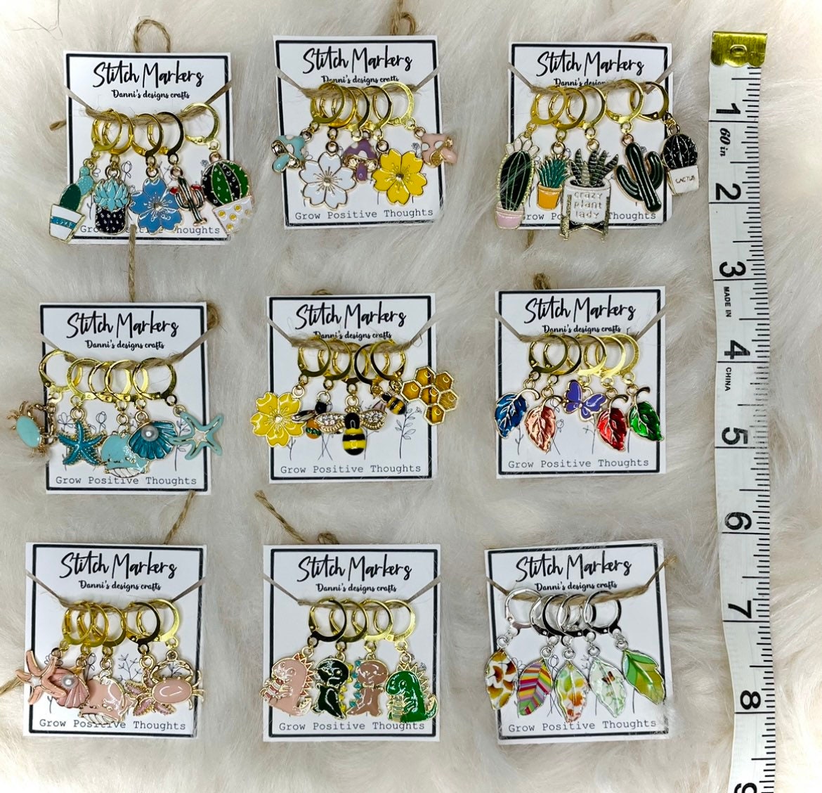 Plant stitch markers