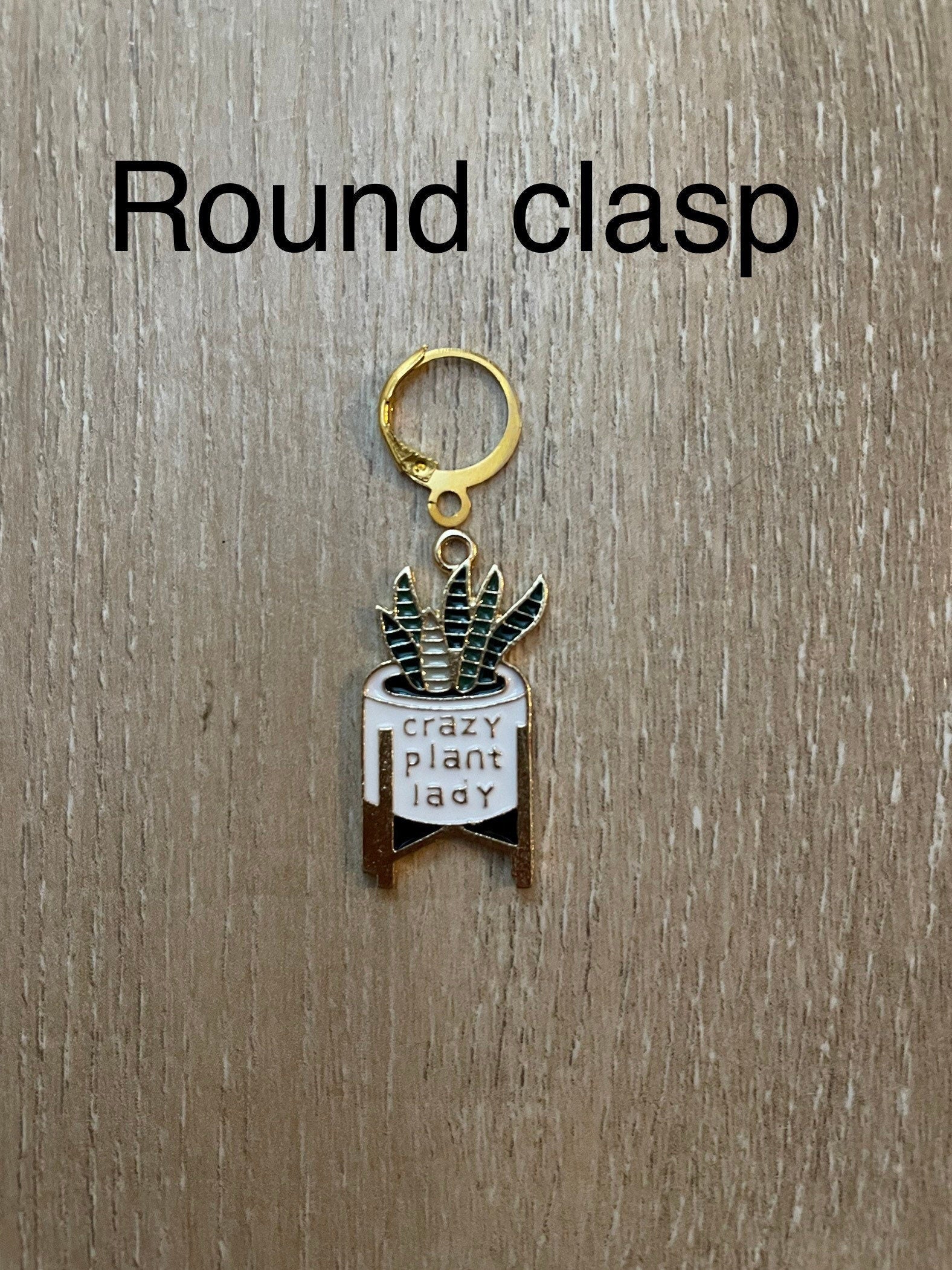 Plant stitch markers