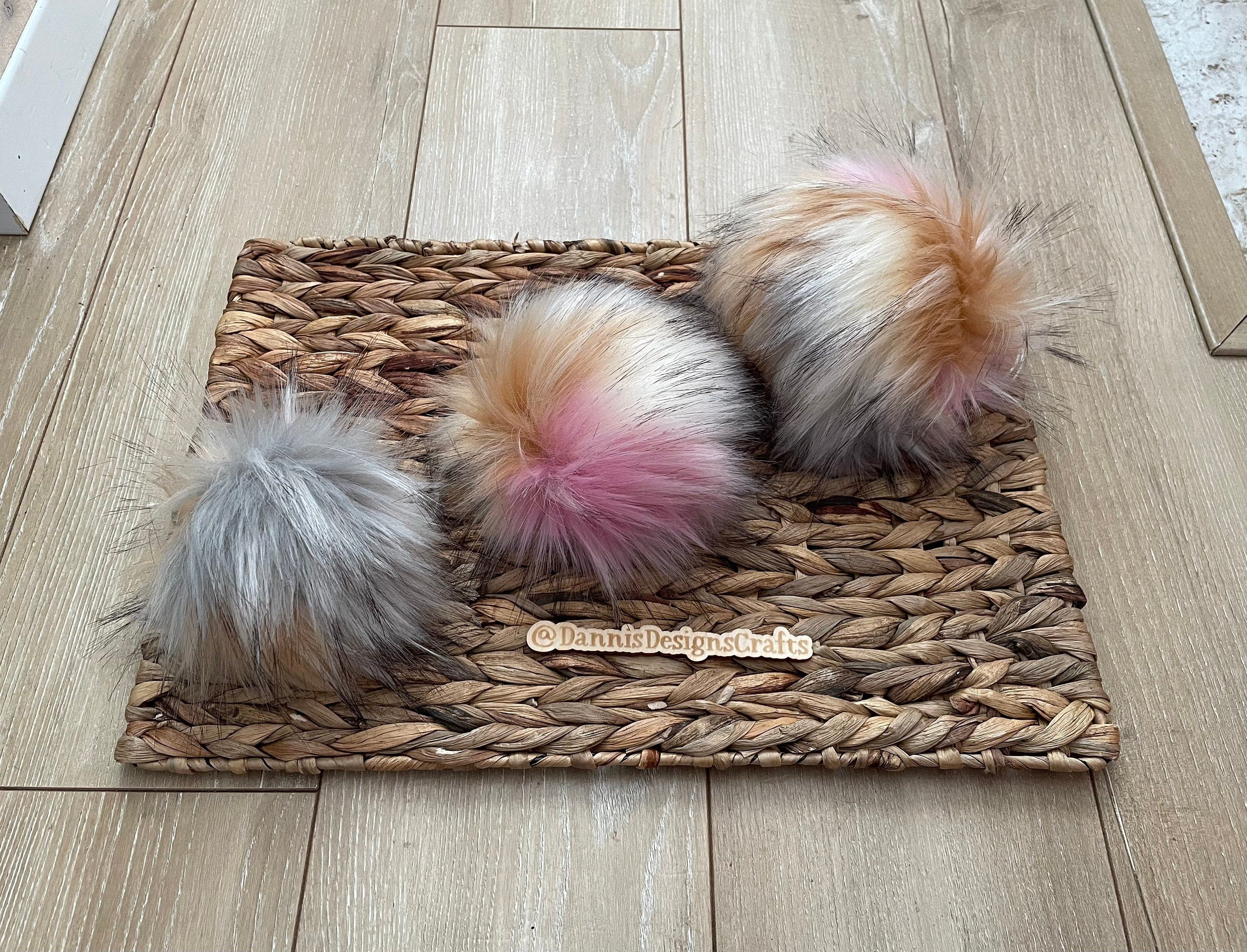 Neapolitan Luxe faux fur Pom Poms