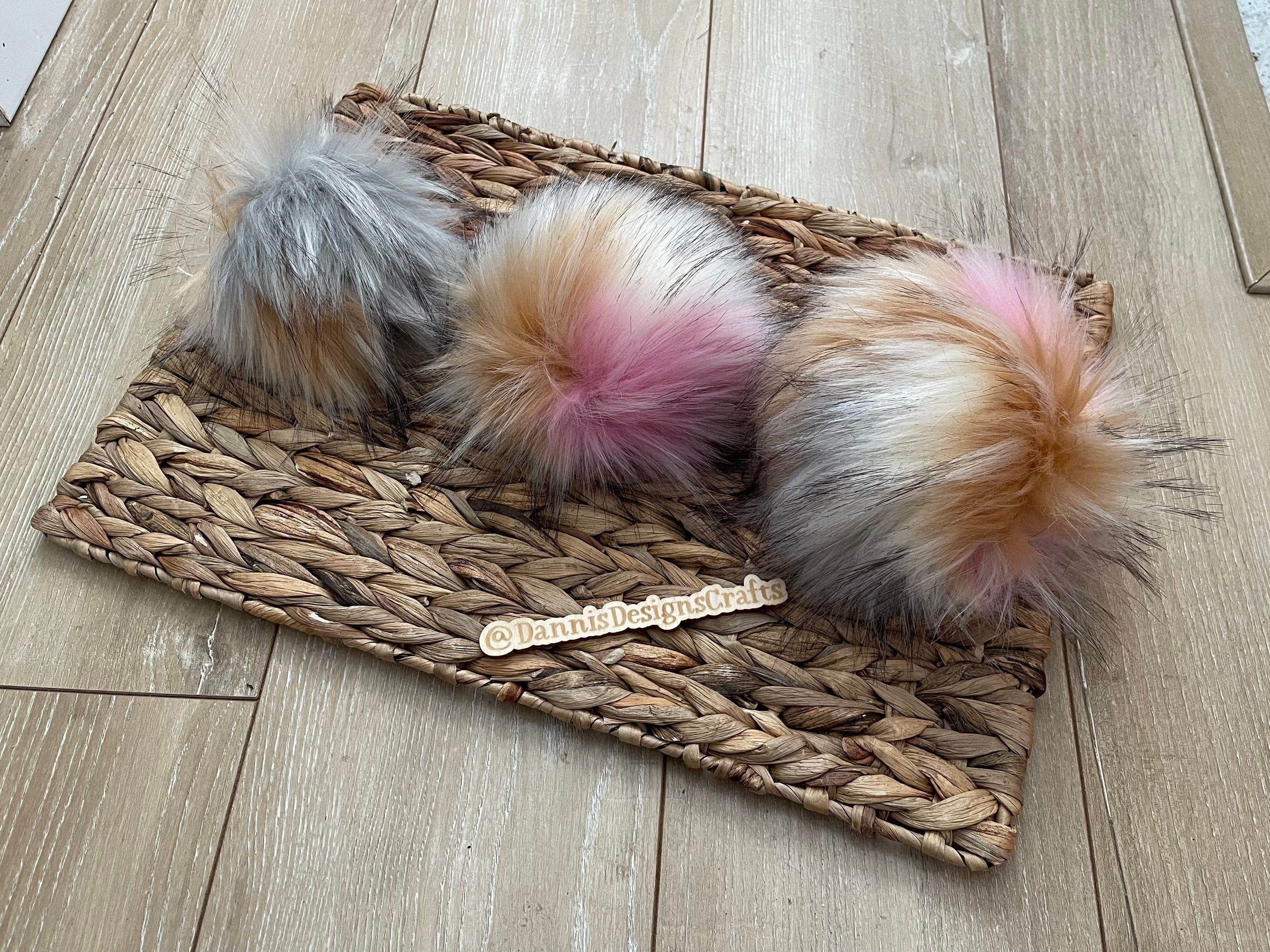 Neapolitan Luxe faux fur Pom Poms