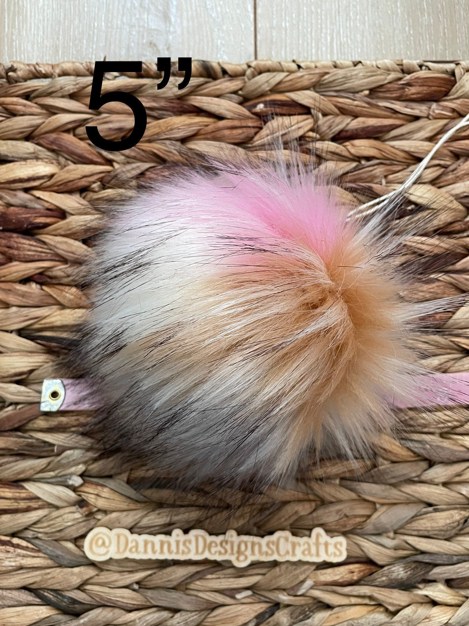 Neapolitan Luxe faux fur Pom Poms