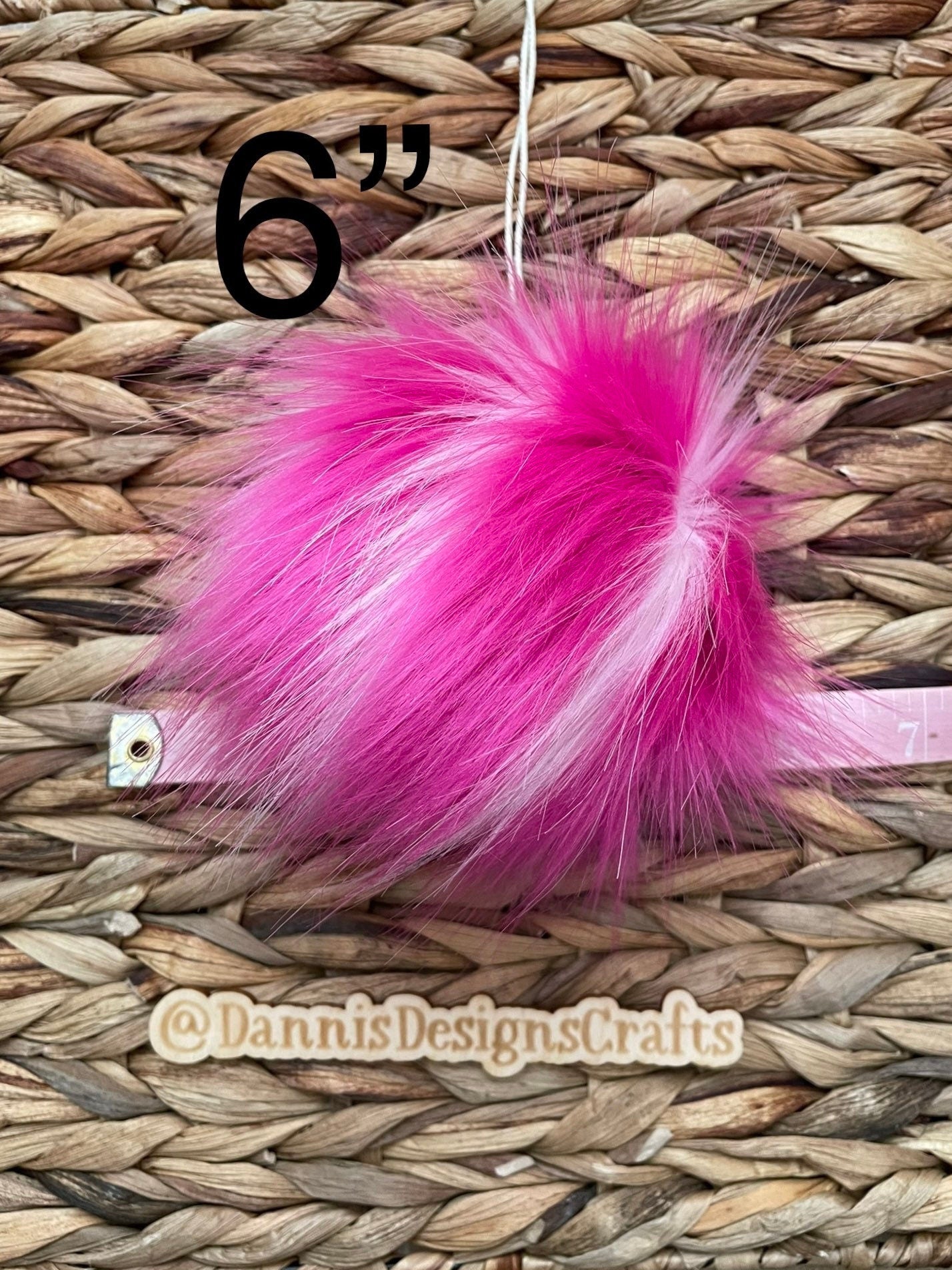 Lollipop Faux fur Pom Pom