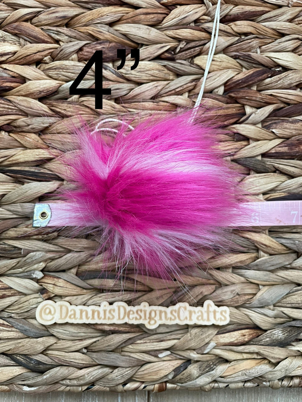 Lollipop Faux fur Pom Pom