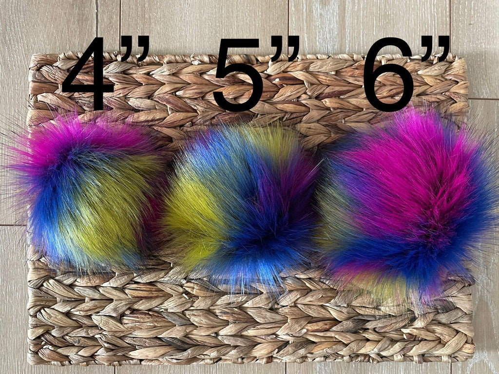 Troll Luxe faux fur Pom Poms