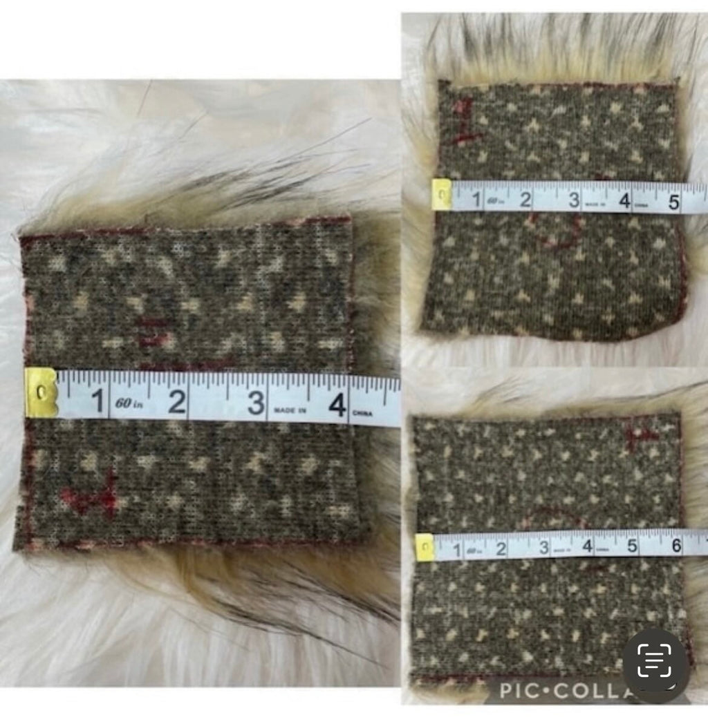 Neapolitan Luxe faux fur Pom Poms