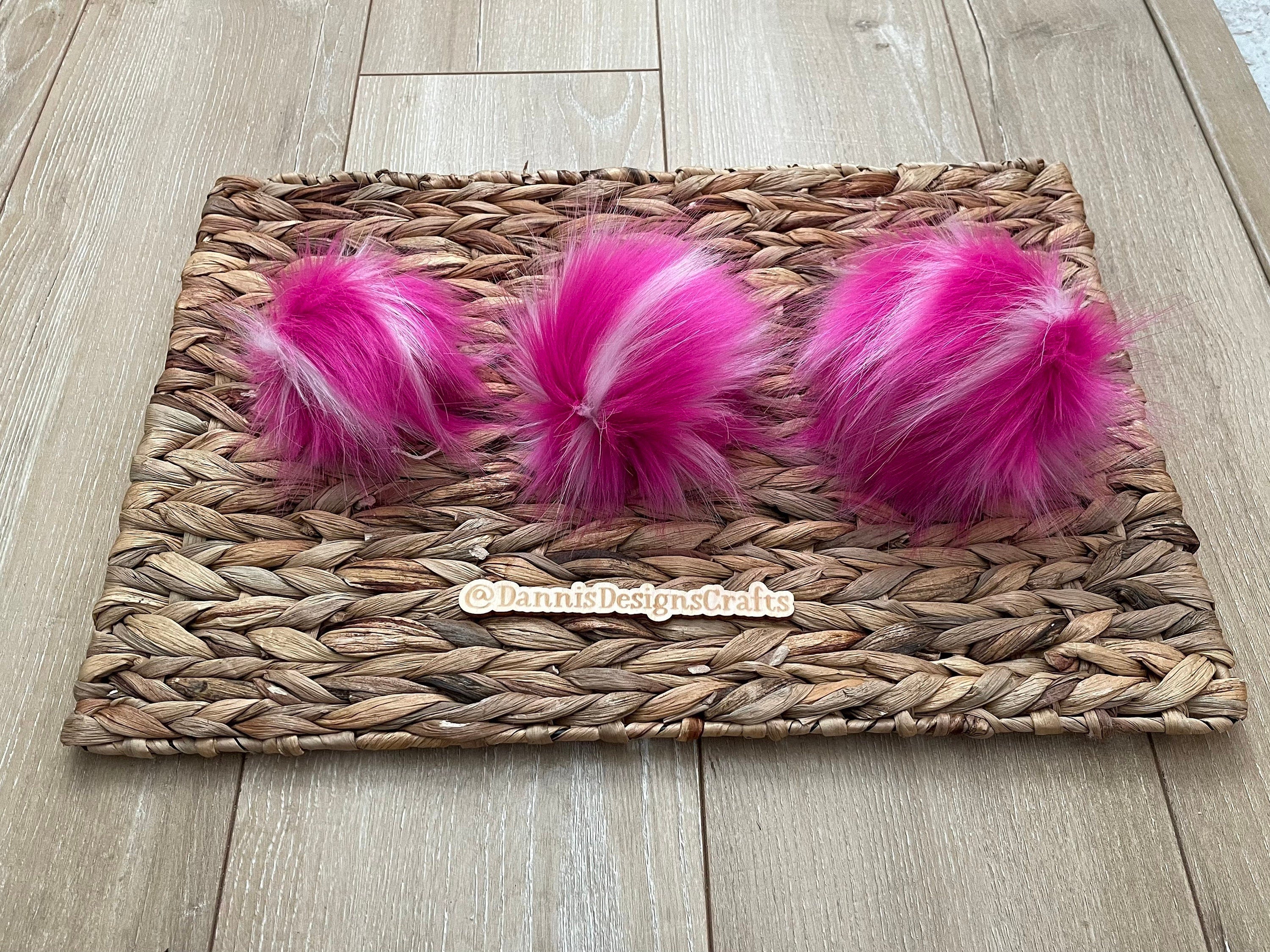 Lollipop Faux fur Pom Pom