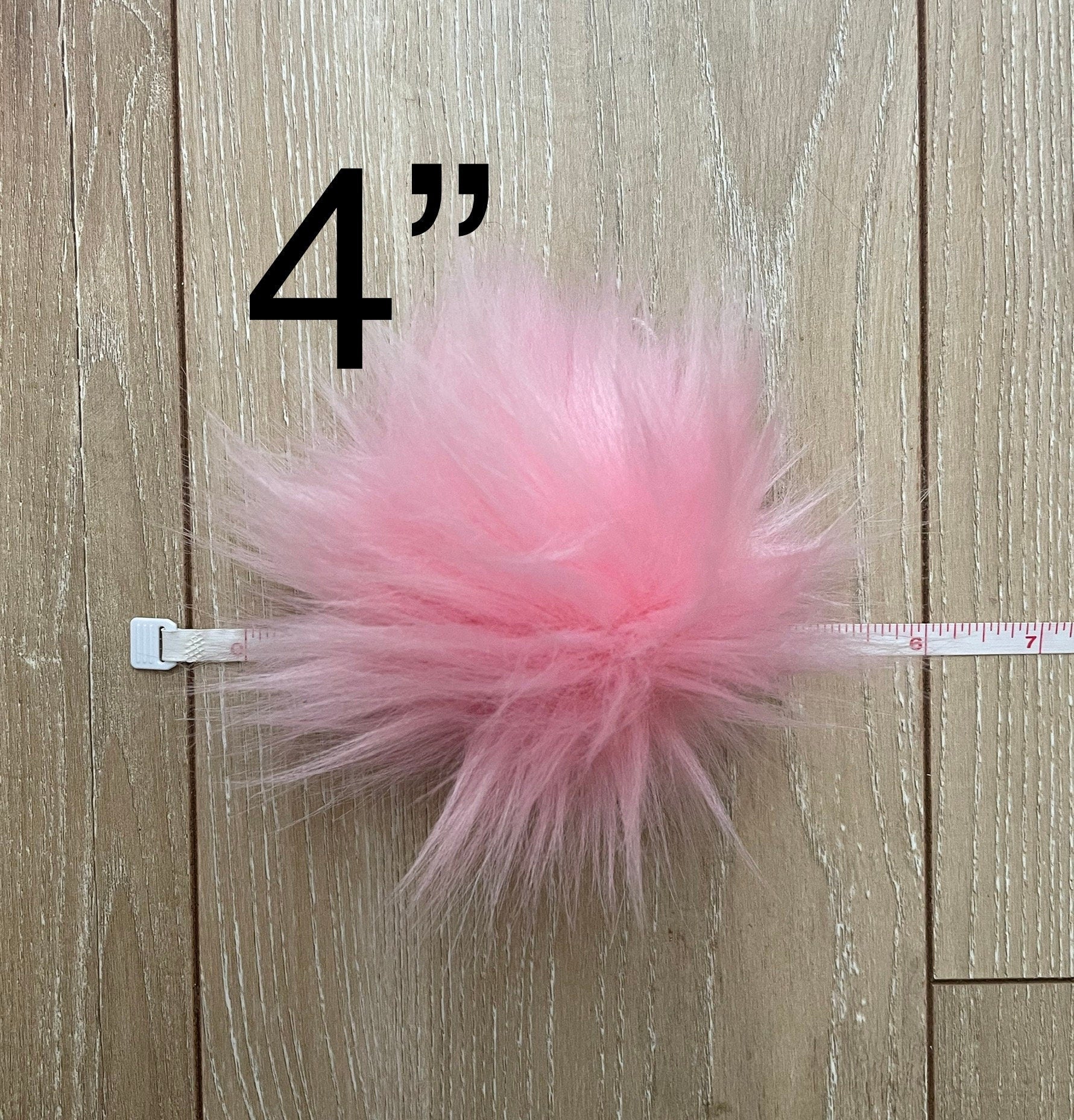 Bubblegum Pom Pom faux fur