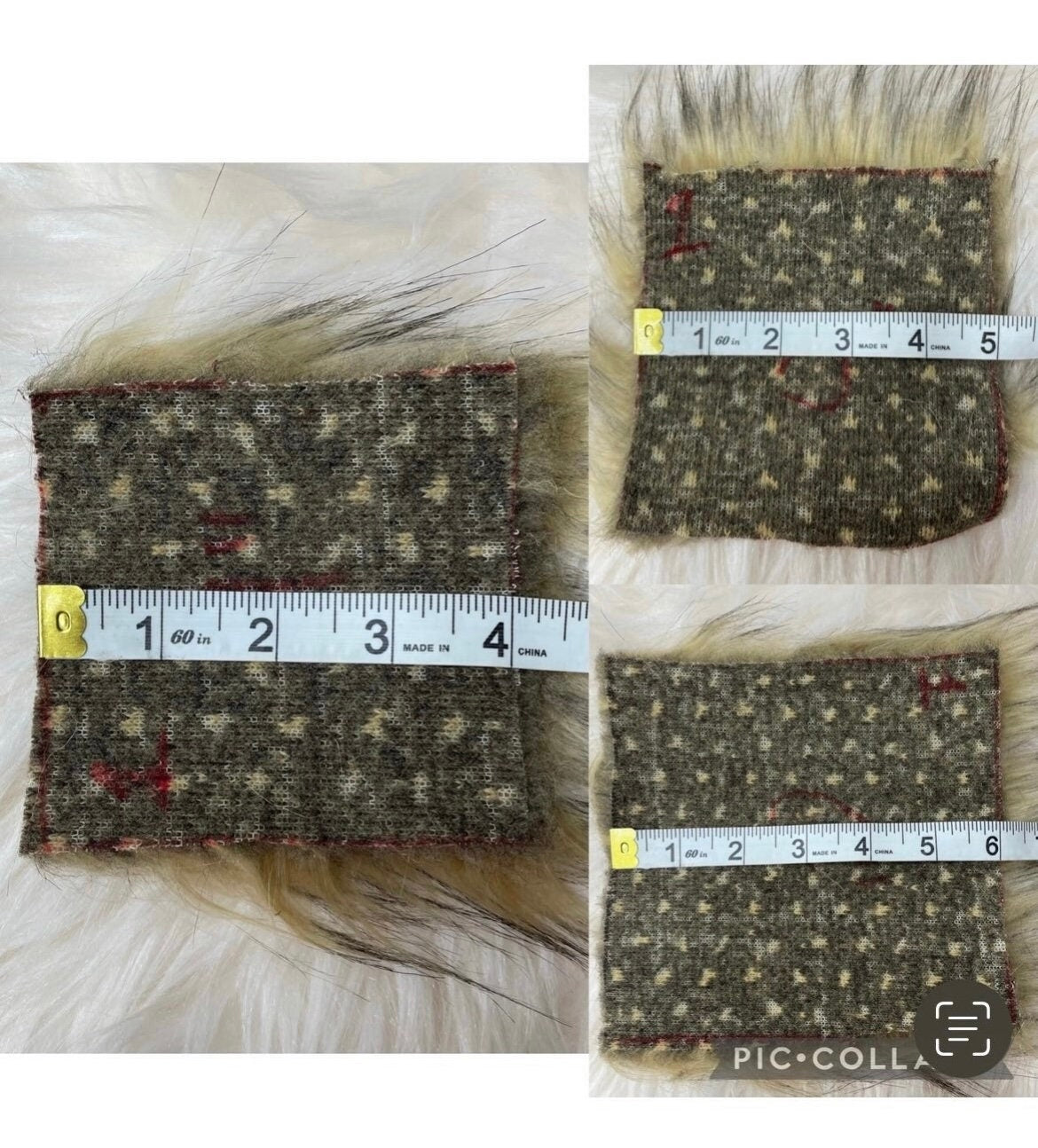 Chocolate faux fur pom pom