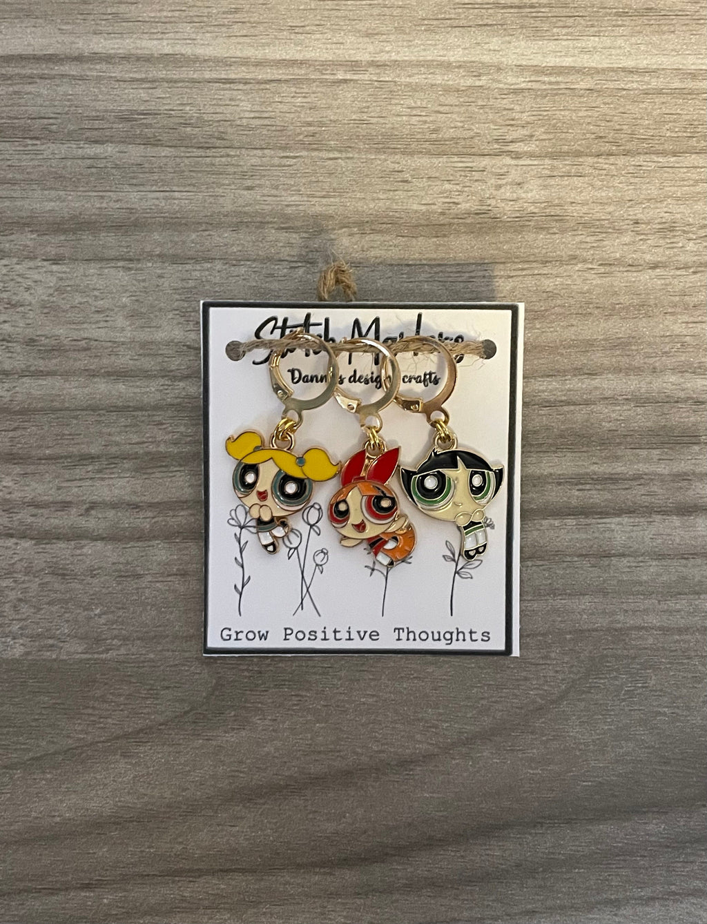 Puff girls stitch markers progress keepers