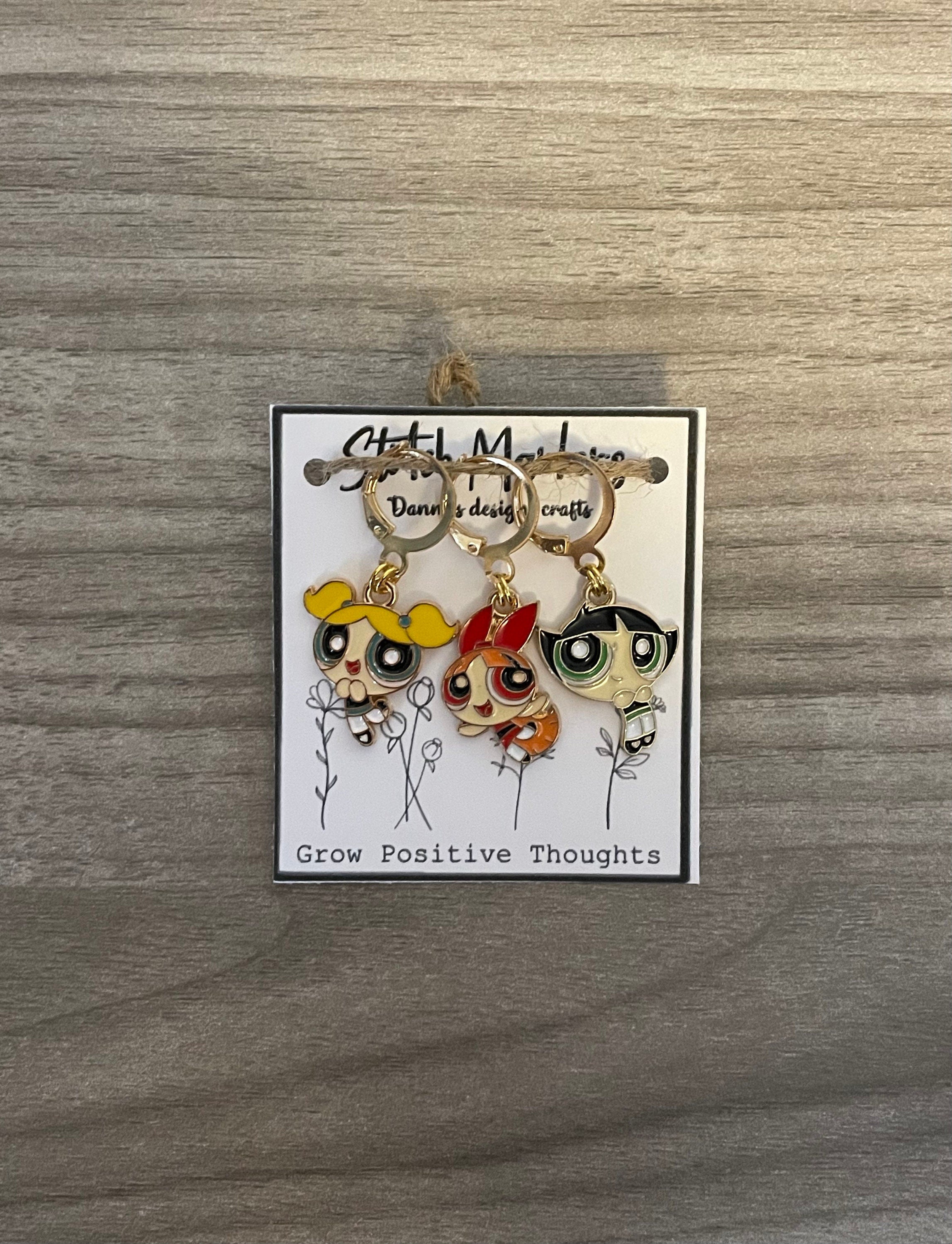 Puff girls stitch markers progress keepers