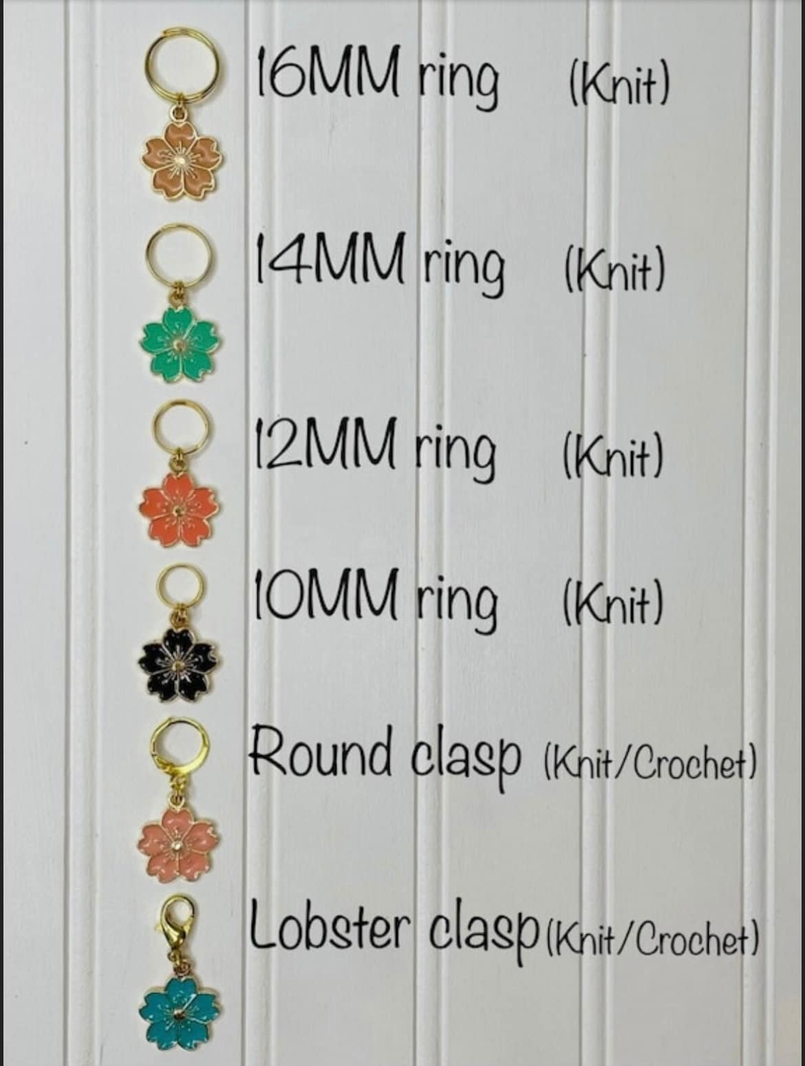 Puff girls stitch markers progress keepers