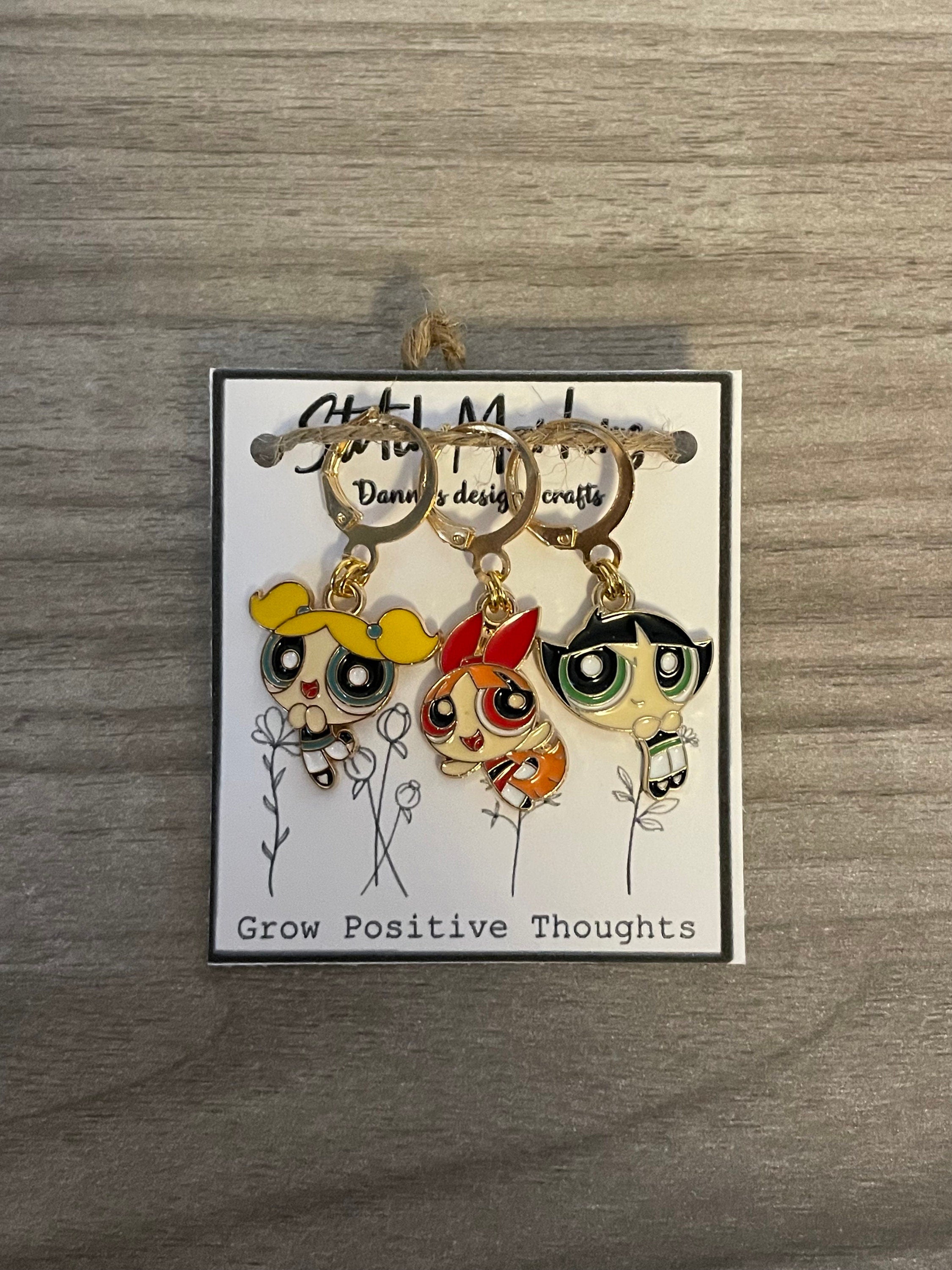 Puff girls stitch markers progress keepers