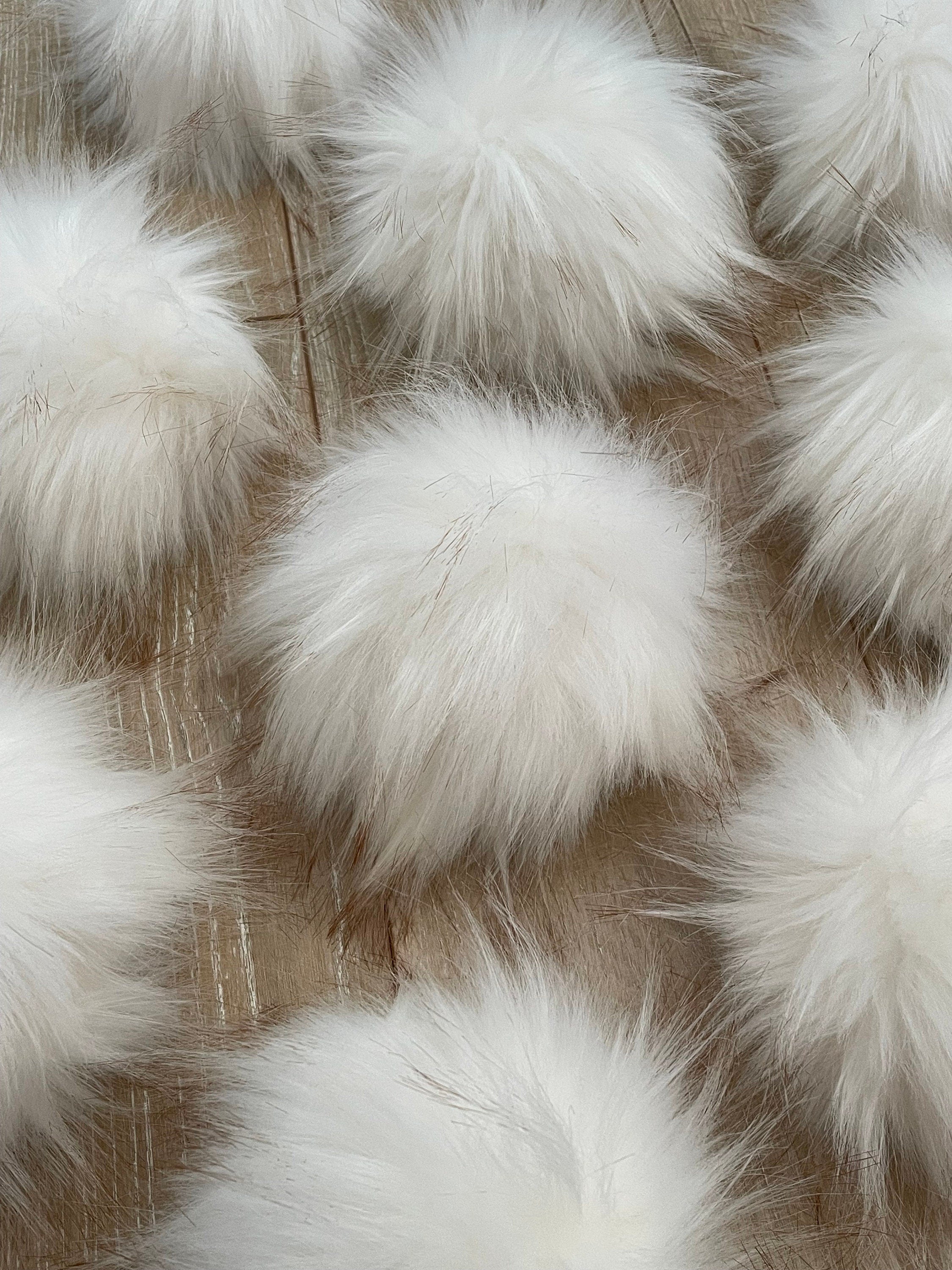 Snickerdoodle Luxe faux fur Pom Poms