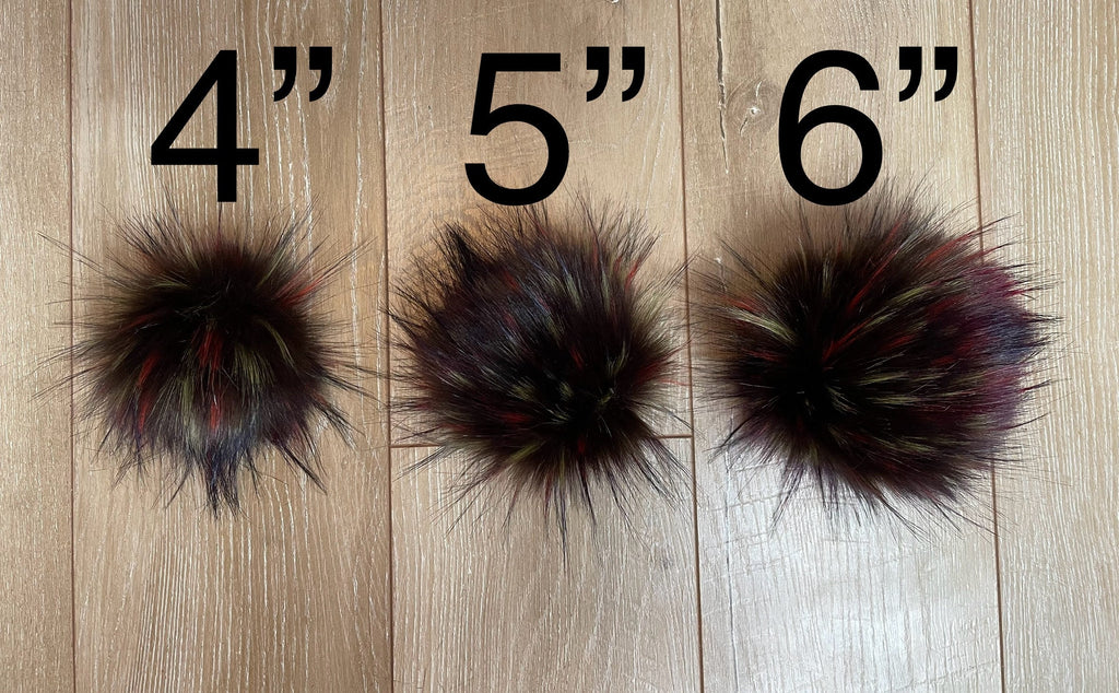 Cranberries faux fur Pom Pom